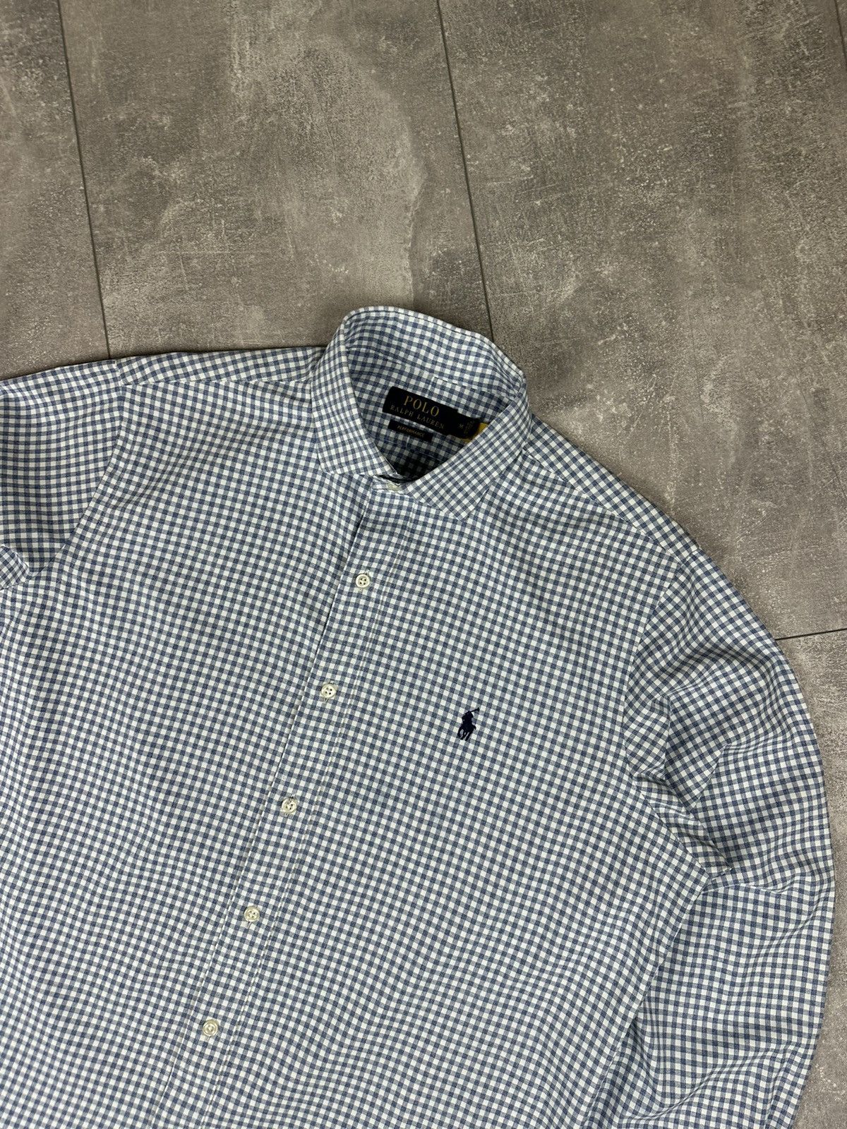 Polo Ralph Lauren Polo Ralph Lauren Checked Shirt Button Up Luxury Small Logo Size US M / EU 48-50 / 2 - 3 Thumbnail