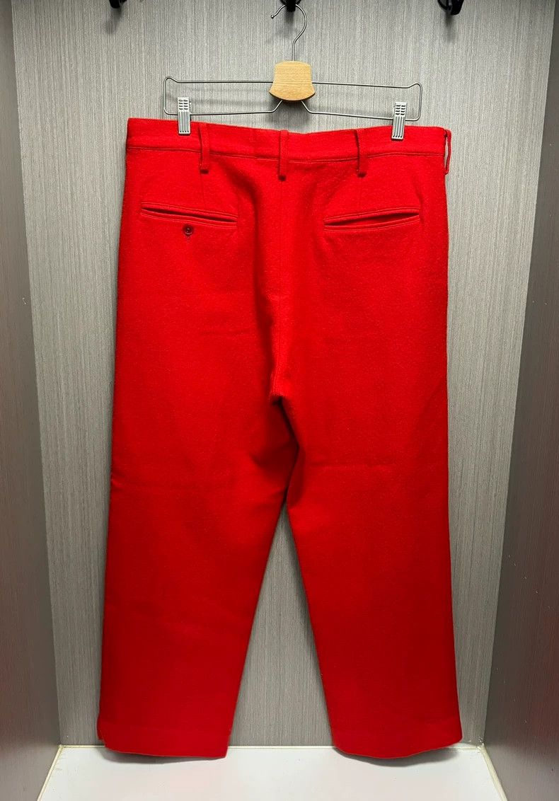 Yohji Yamamoto Yohji Yamamoto size 3 01 aw Mafia Period Felted Wool Red W Size US 30 / EU 46 - 2 Thumbnail