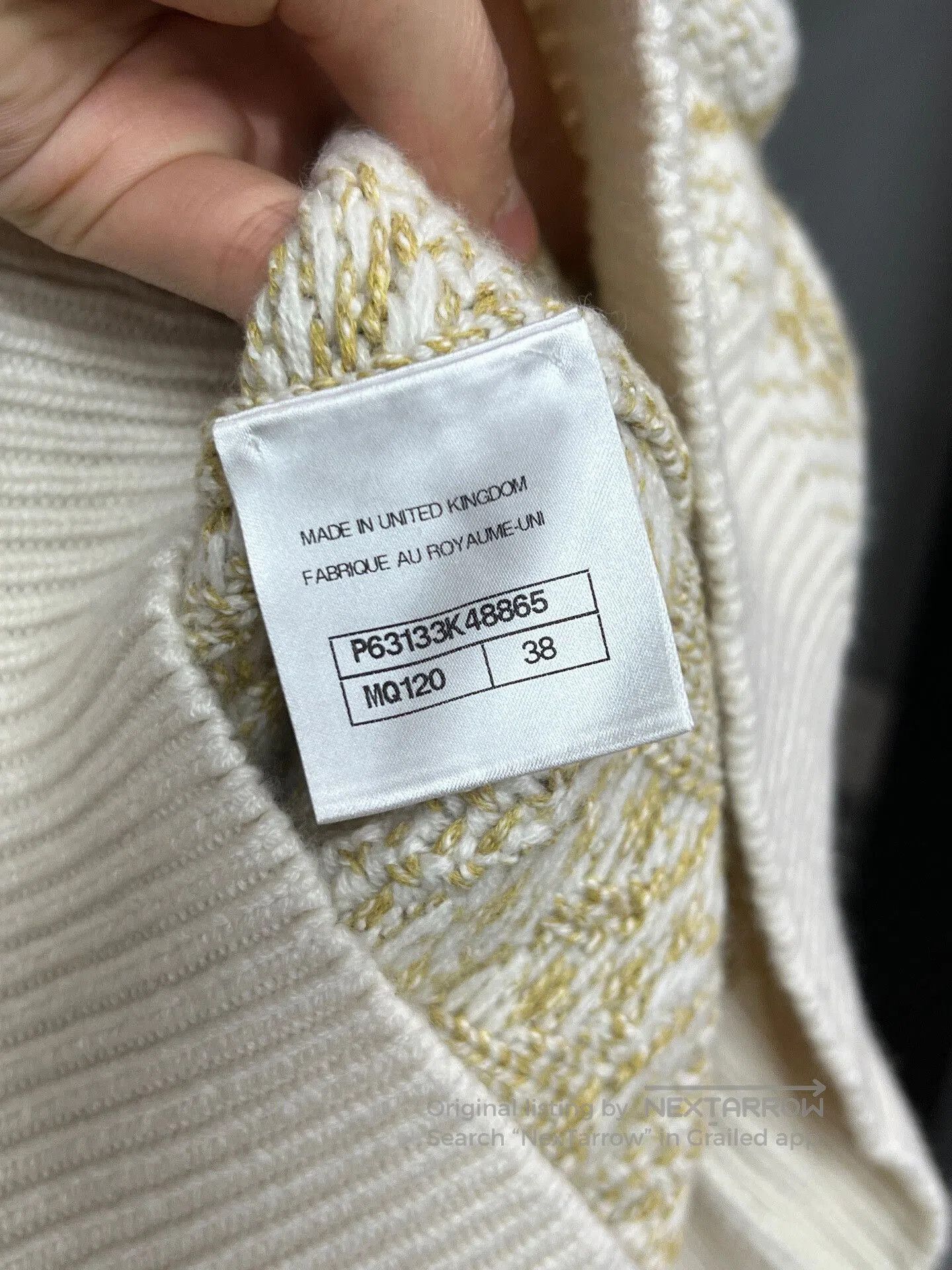 Chanel Chanel Double C Logo Knit Sweater. Size M / US 6-8 / IT 42-44 - 4 Thumbnail