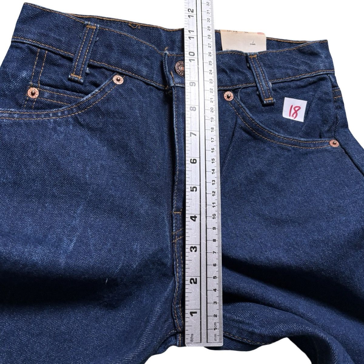 Levi's Vintage 80's Levi's 705 Student Straight Leg Jeans 26x29 NOS Size 26" / US 2 / IT 38 - 5 Thumbnail