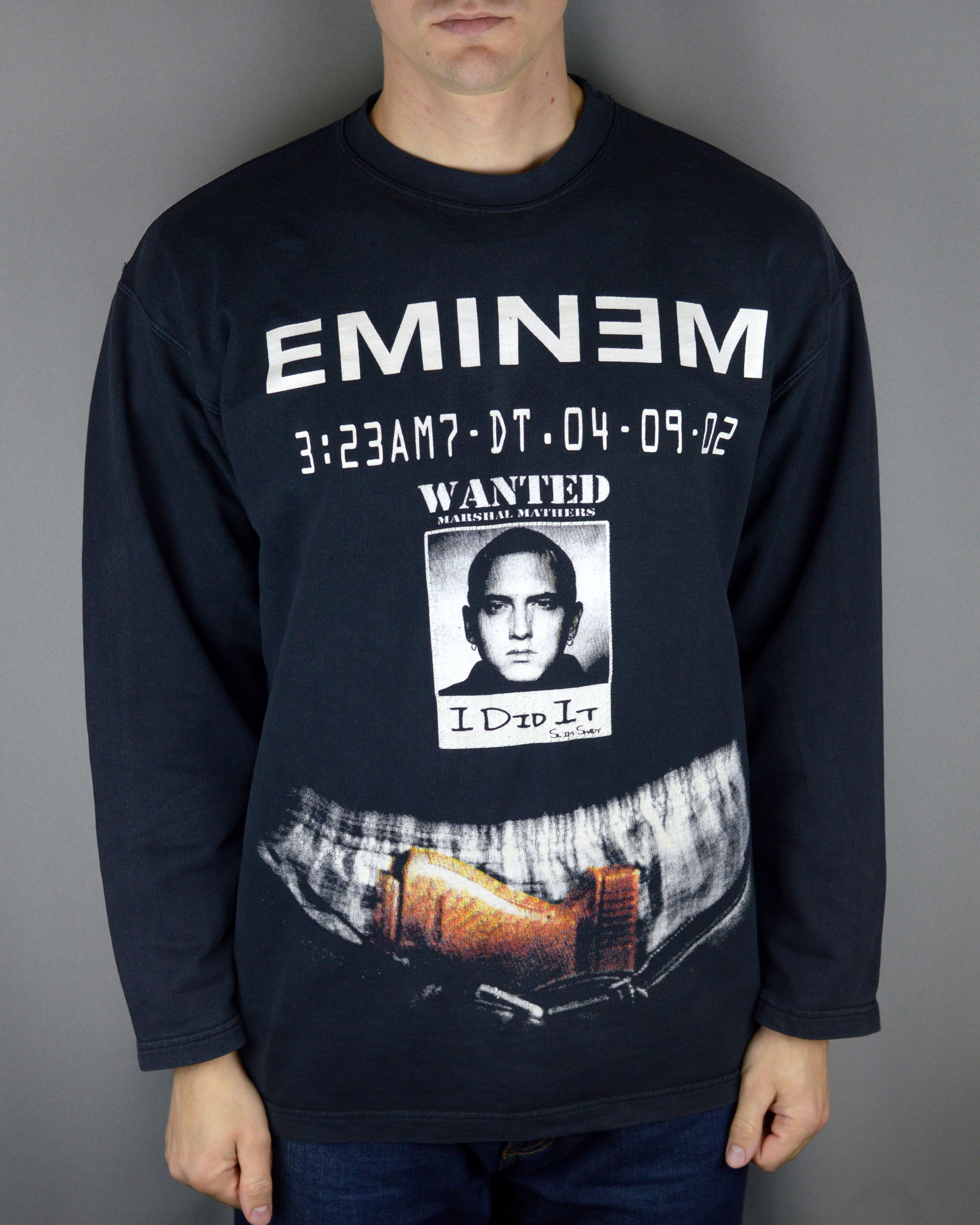 Eminem × Vintage Vintage Eminem Marshall Mathers I Did It 2002 t shirt Size US XL / EU 56 / 4 - 1 Thumbnail