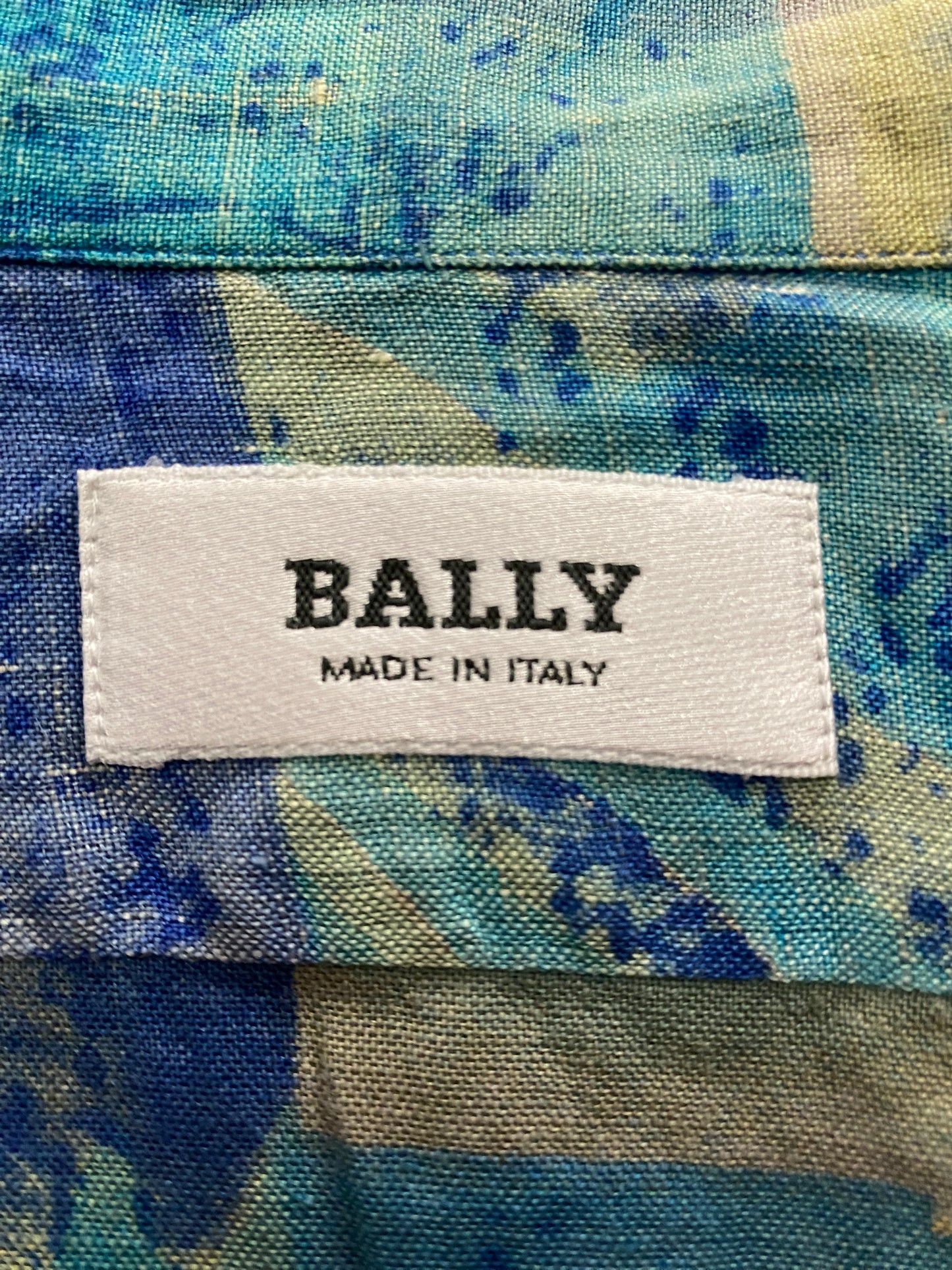 Fjallraven × Vintage Bally Vintage Men's Abstract Print Short Sleeve Shirt - M Size US M / EU 48-50 / 2 - 5 Thumbnail