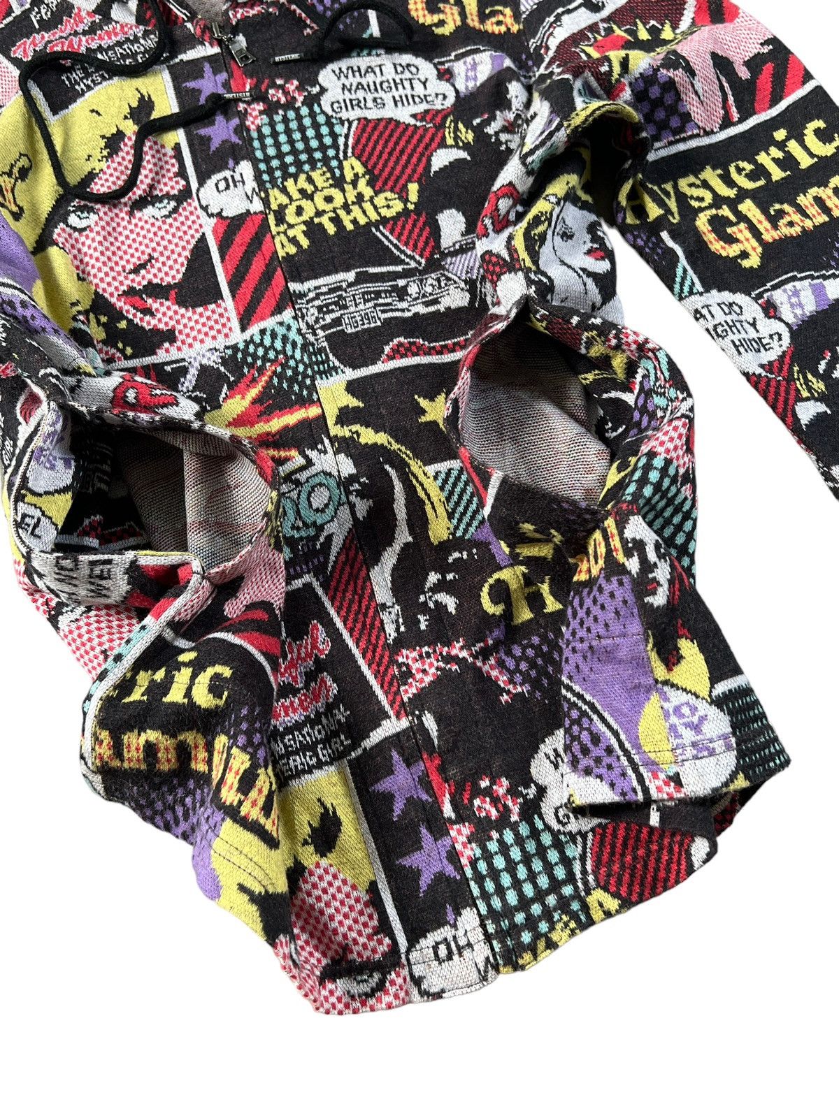 Hysteric Glamour Hysteric Glamour Overprint Zipper Hoodie Size S / US 4 / IT 40 - 7 Thumbnail