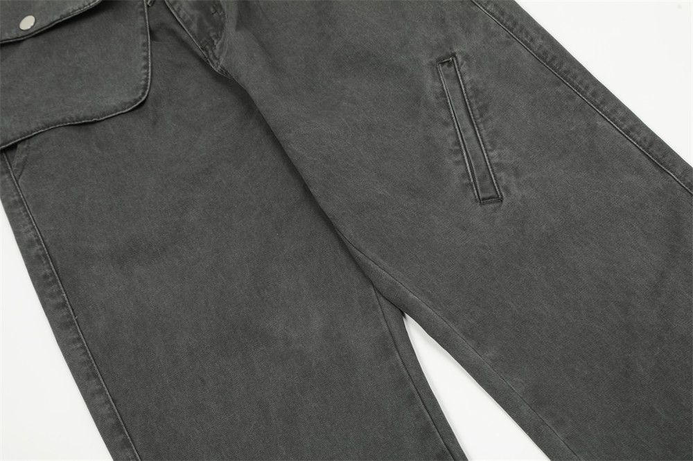 Japanese Brand × Jean Punk loose men's outdoor street trend washed cargo jeans Size US 32 / EU 48 - 6 Thumbnail