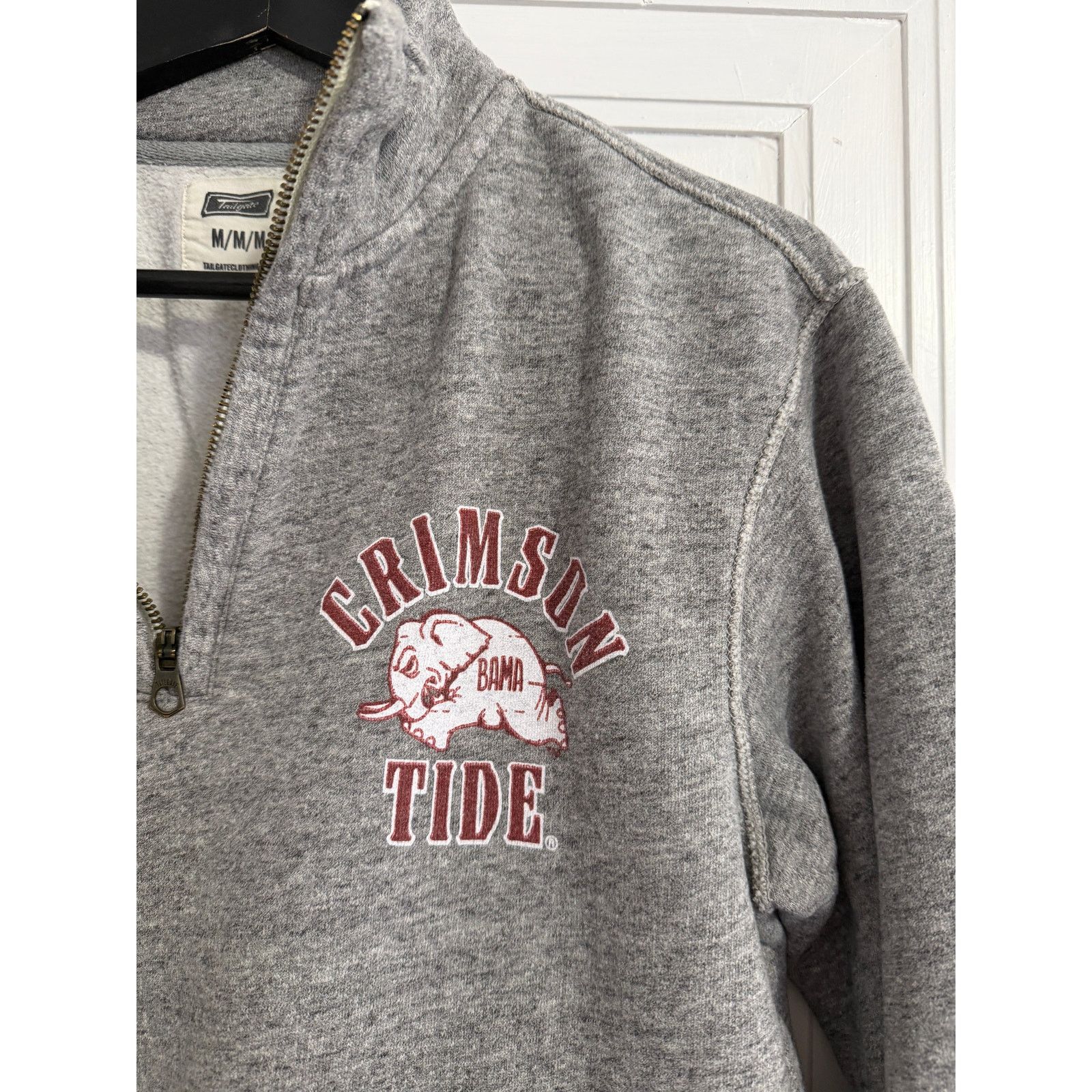 NCAA Alabama Crimson Tide 1/4-zip Sweatshirt Size Medium Size M / US 6-8 / IT 42-44 - 2 Thumbnail