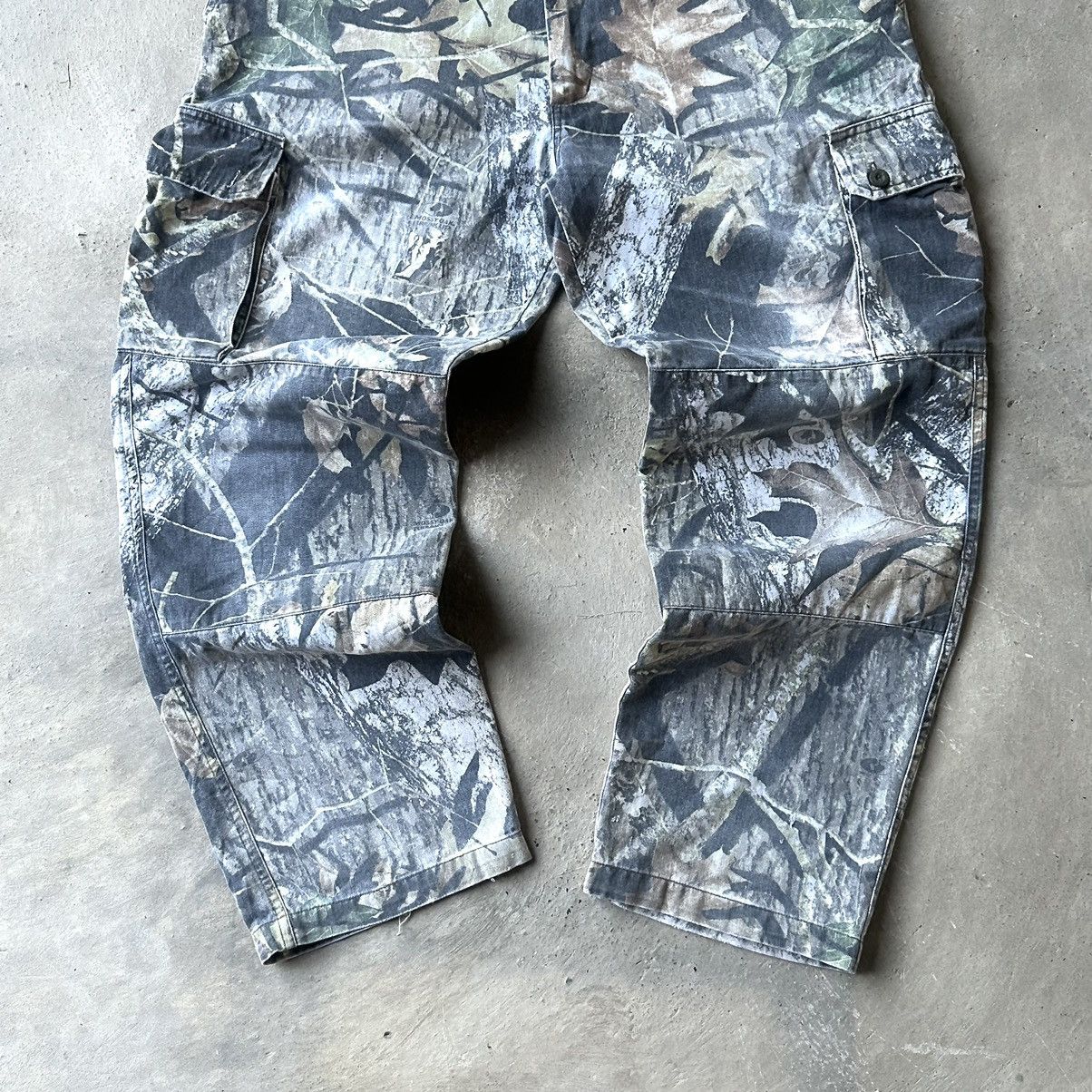 Carhartt (36x30) Crazy Vintage Y2K Realtree Camo Carhartt Style Baggy Size US 36 / EU 52 - 3 Thumbnail