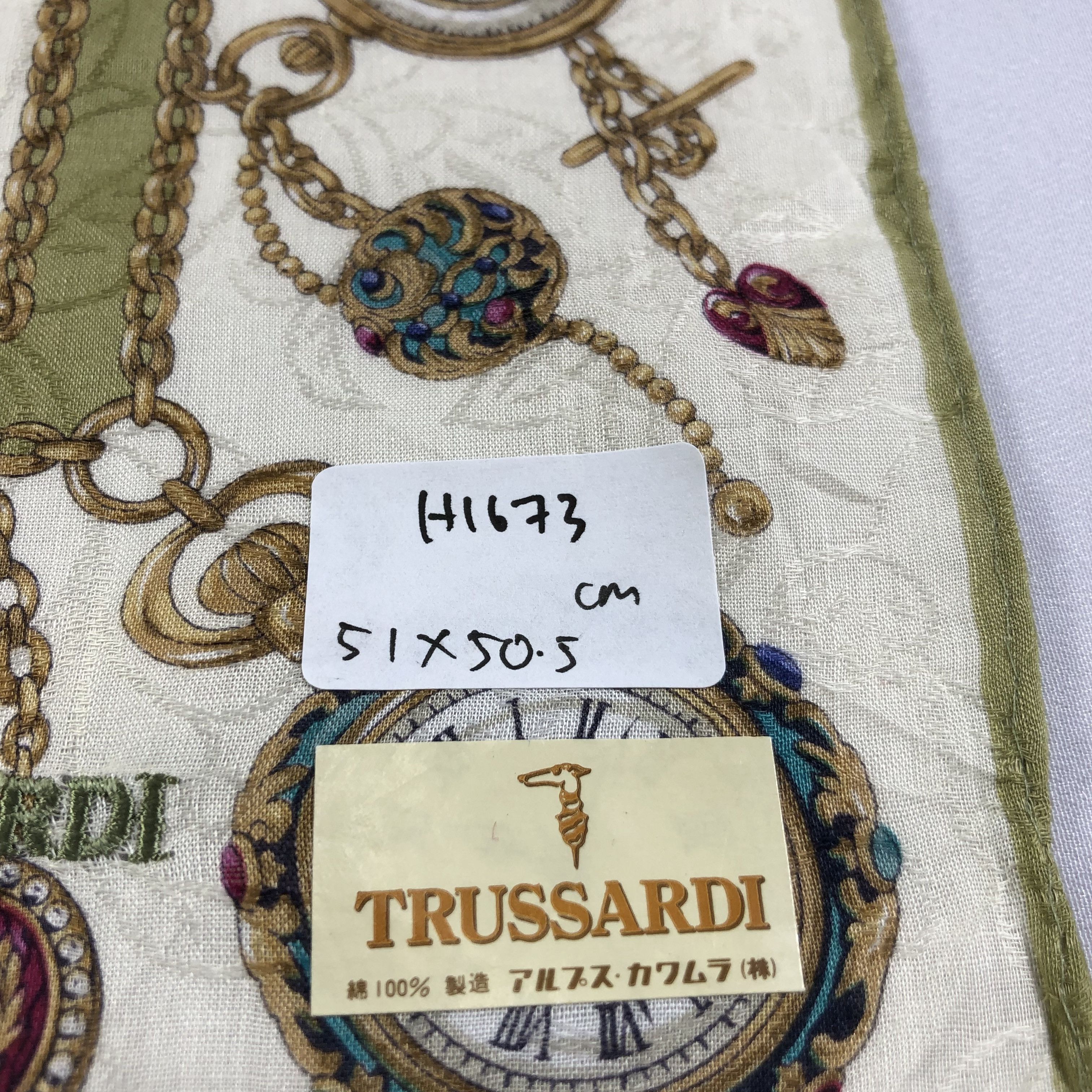 Trussardi Trussardi Watches Handkerchief Neckerchief Bandana H1673 Size ONE SIZE - 6 Thumbnail