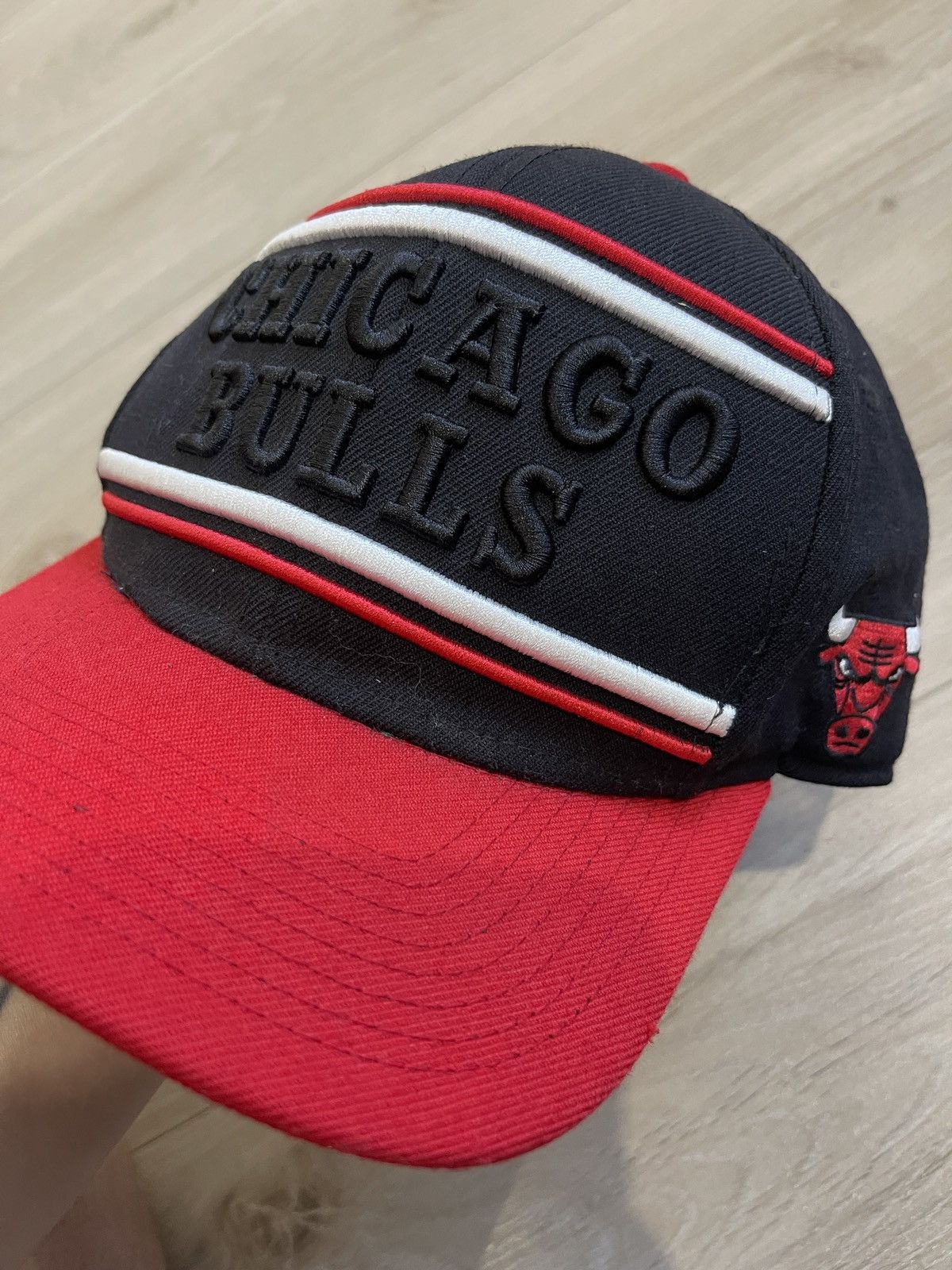 Mitchell & Ness Chicago Bulls cap Mitchell ness nba wool black red Size ONE SIZE - 4 Thumbnail