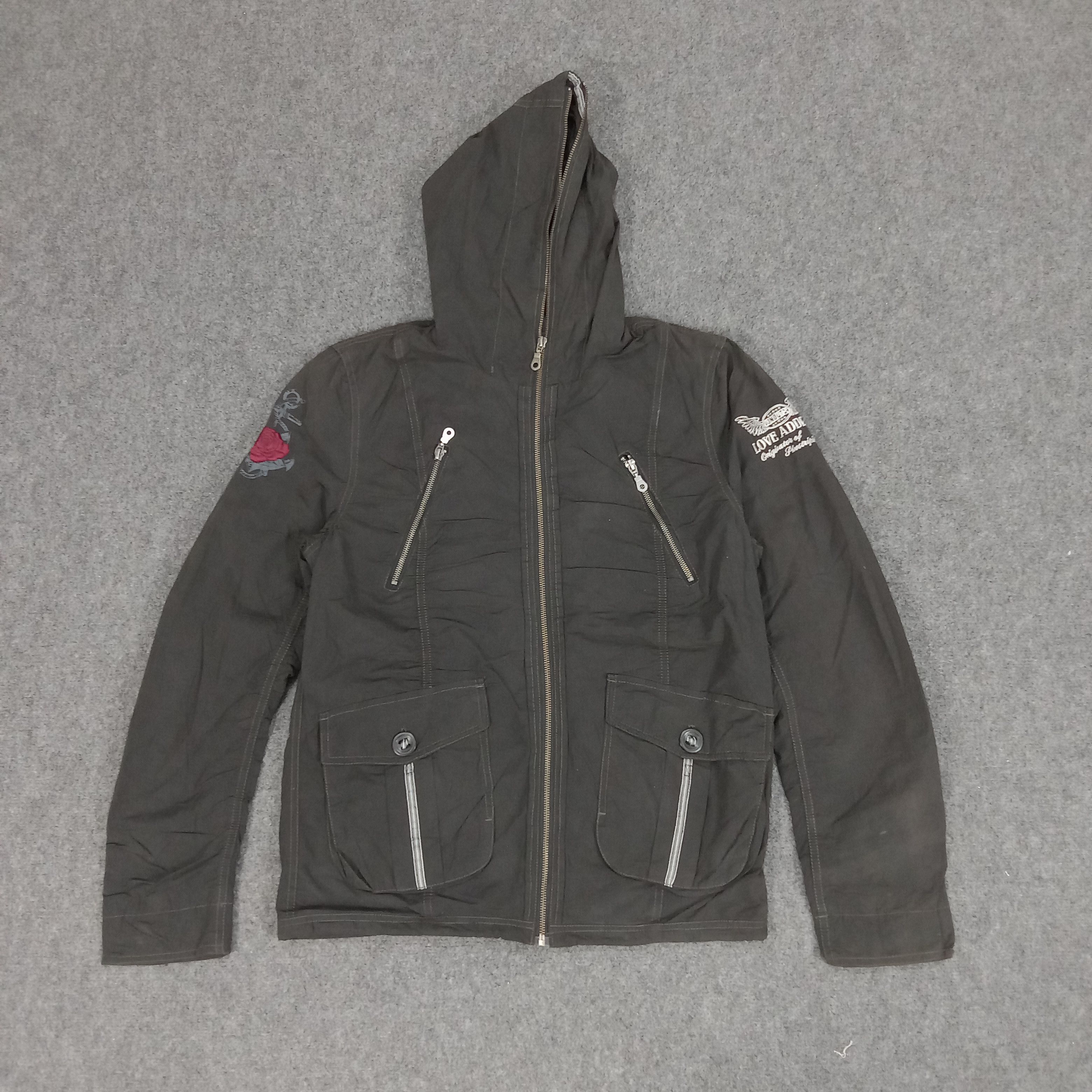 Vintage × Von Dutch Von Dutch X Skulls Punk Style Japanese Jacket Size US M / EU 48-50 / 2 - 5 Thumbnail