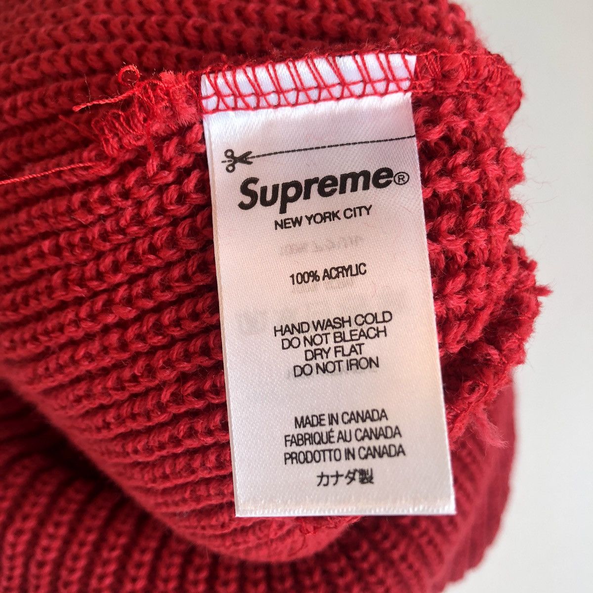 Supreme FW23 Loose Gauge Beanie Size ONE SIZE - 3 Thumbnail