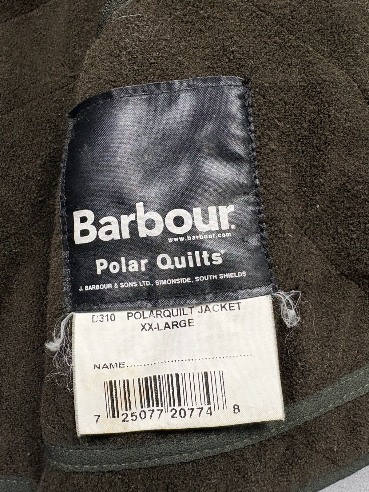 Barbour Vintage Barbour Polarquilt Jacket D310 Quilted Liner Hunting Size US XXL / EU 58 / 5 - 19 Thumbnail