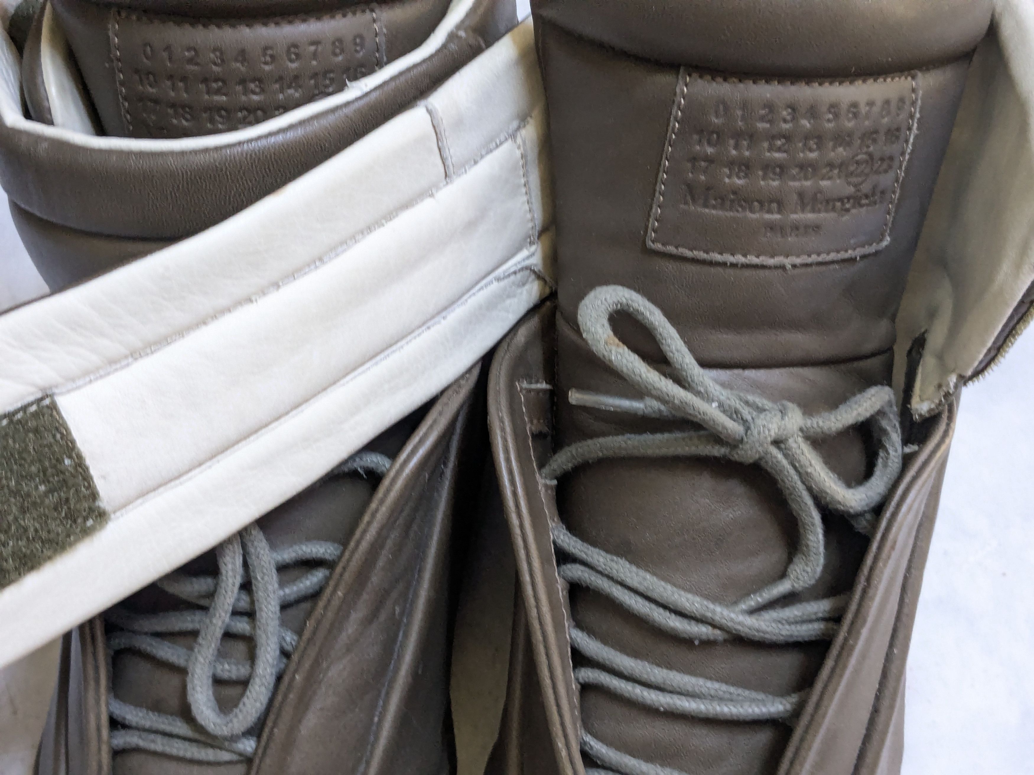 Maison Margiela Maison Margiela Future Olive Green 10 43 Leather High Tops Size US 10 / EU 43 - 7 Thumbnail