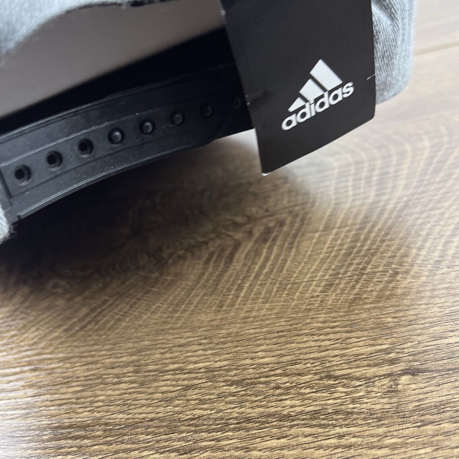 Adidas Kansas Jayhawks Hat Adidas Three Stripe Hat Gray Cap Adjusta Size ONE SIZE - 9 Thumbnail