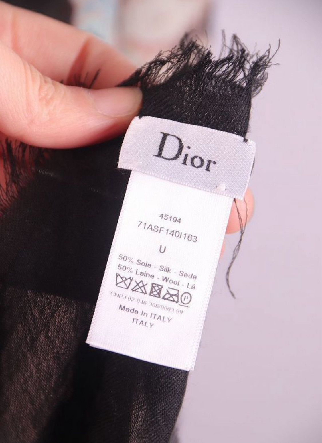 Dior Christian Dior Zodiac Print Large Silk Scarf Handkerchief Size ONE SIZE - 9 Thumbnail