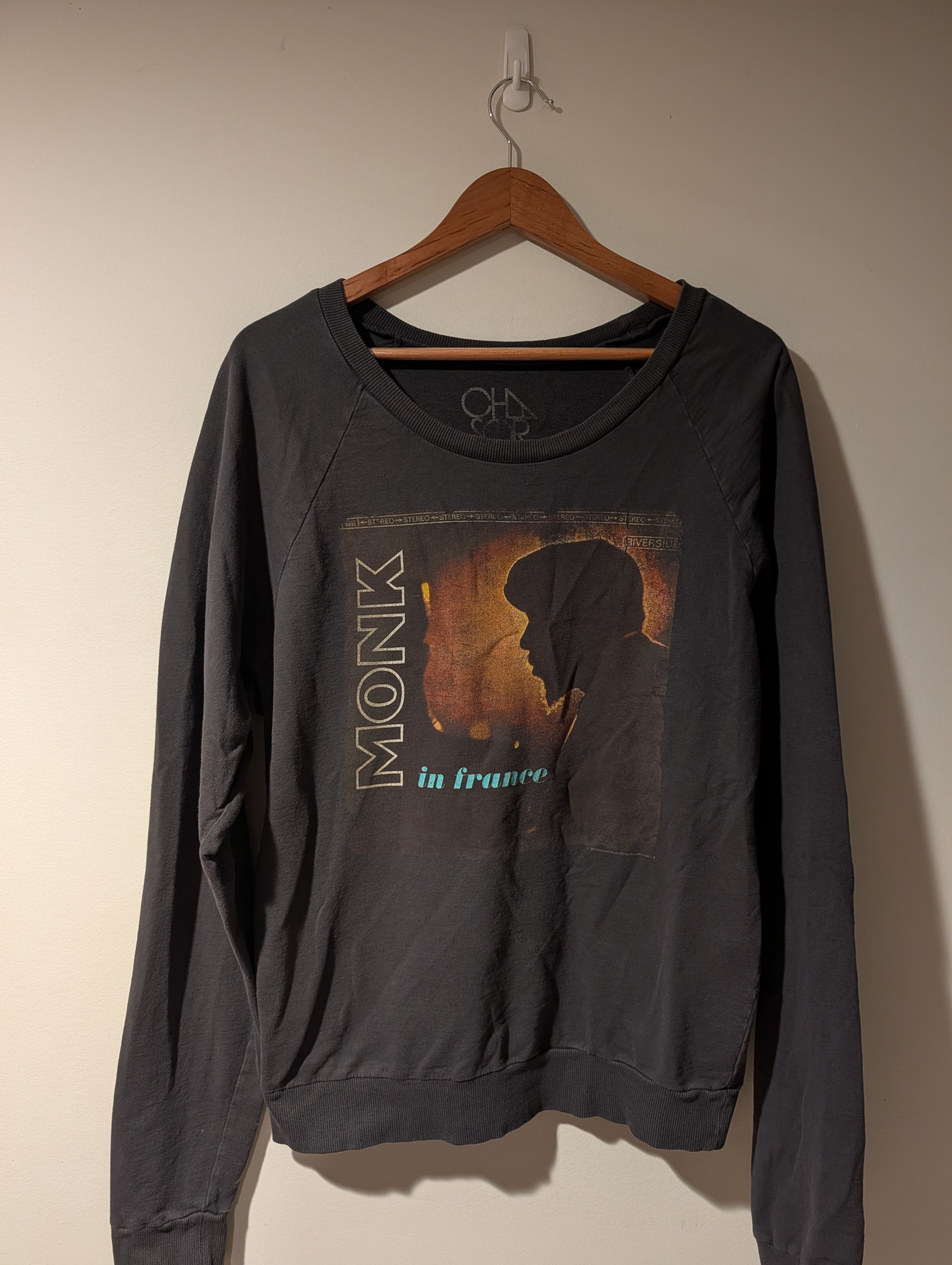 Band Tees Chaser Thelonious Monk In France Jazz Graphic Sweatshirt Size US M / EU 48-50 / 2 - 1 Thumbnail