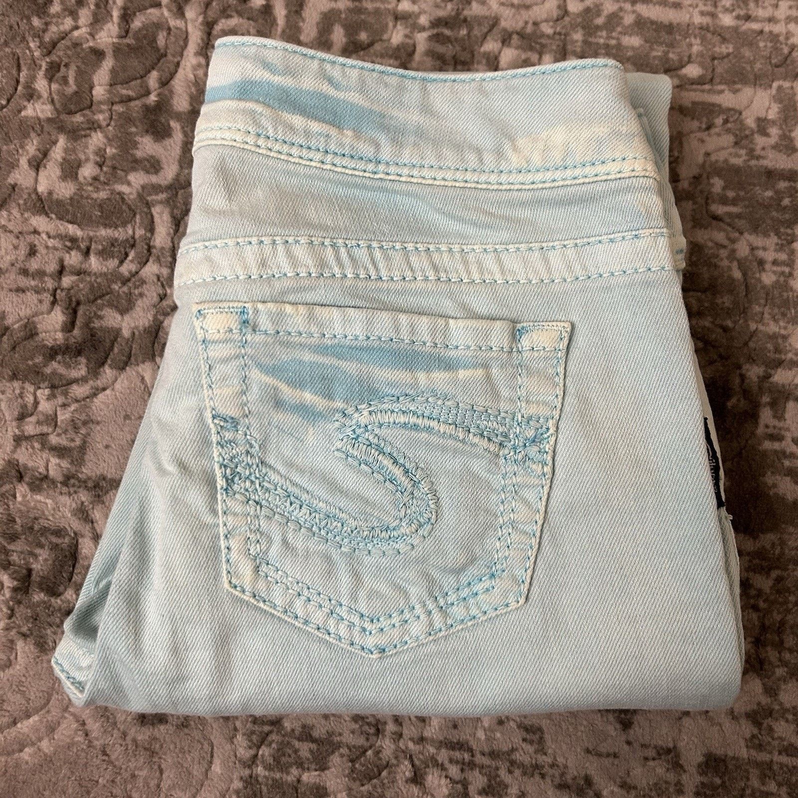 Silver Jeans Co. Silver Suki Skinny Jeans Women's W27/L31 Light Blue Wash Size 27" / US 4 / IT 40 - 11 Thumbnail