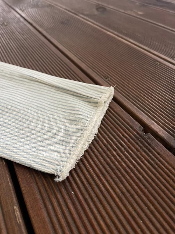 Maison Scotch × Scotch & Soda Maison Scotch White Striped Tapered Pants Size 30" / US 8 / IT 44 - 5 Thumbnail
