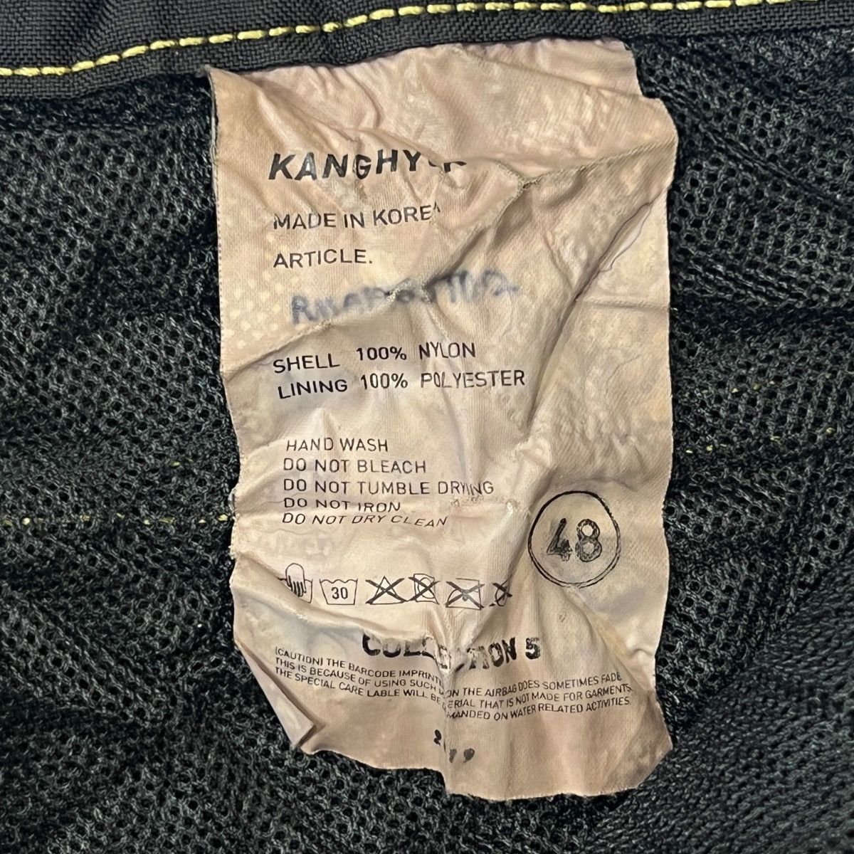 KANGHYUK KANGHYUK 19SS COLLECTION 5 Crinkled Patchwork Nylon Trousers Size US 44 / EU 60 - 5 Thumbnail