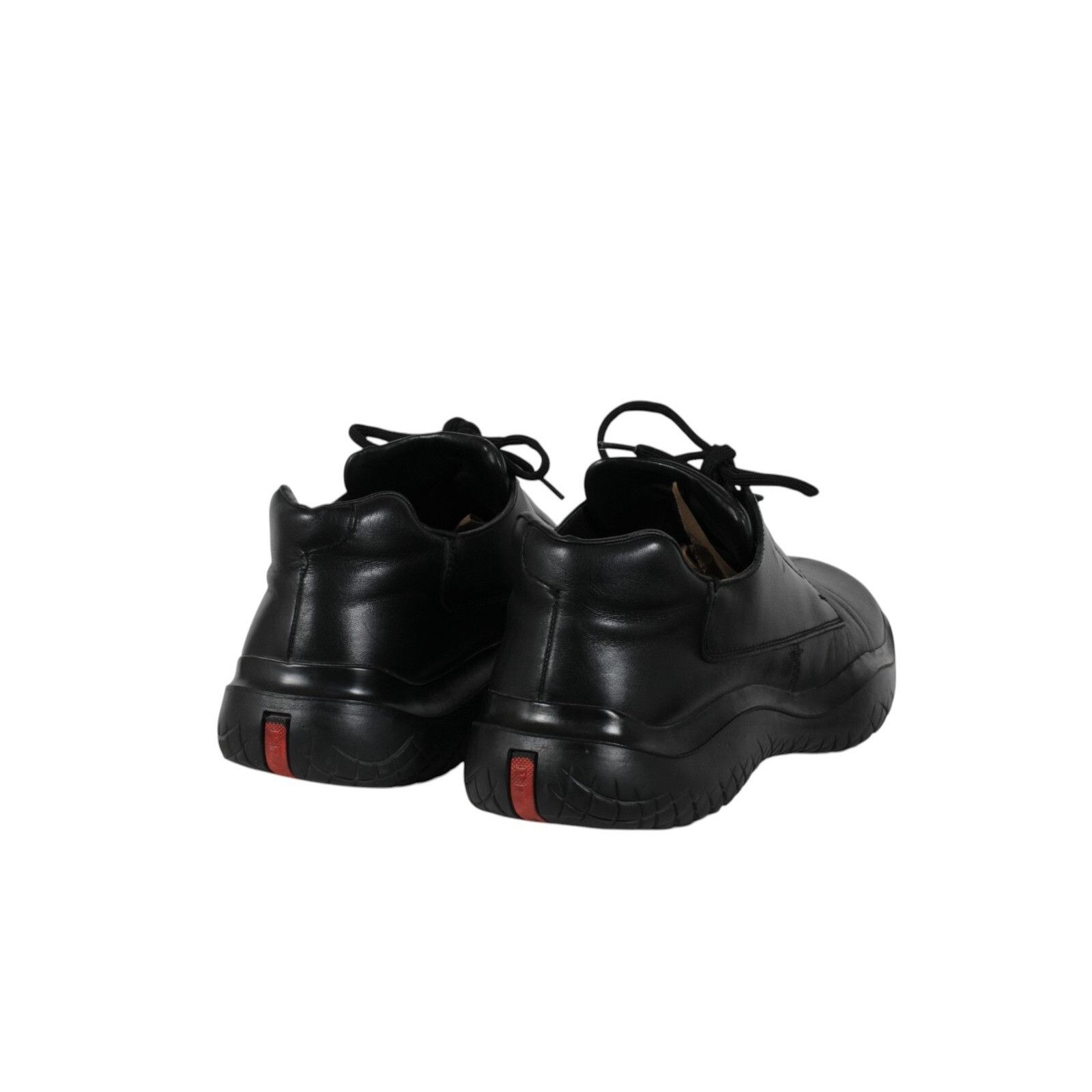 Prada AW99 Vtg Chunky Derby Black Leather - 02552 Size US 10.5 / EU 43-44 - 6 Thumbnail