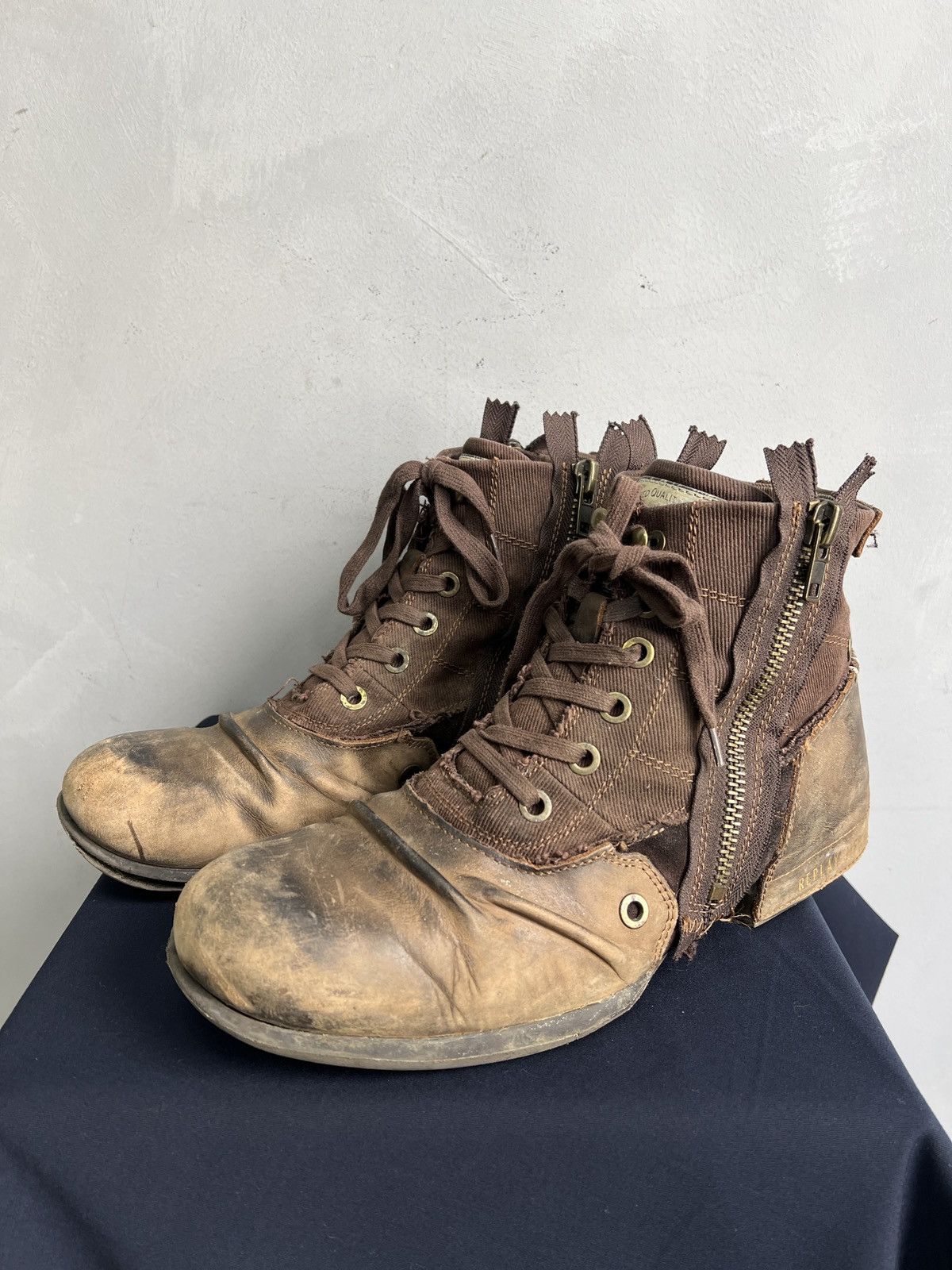 Replay Replay zipper ankle moto boots guidi style y2k hype Size US 13 / EU 46 - 6 Thumbnail