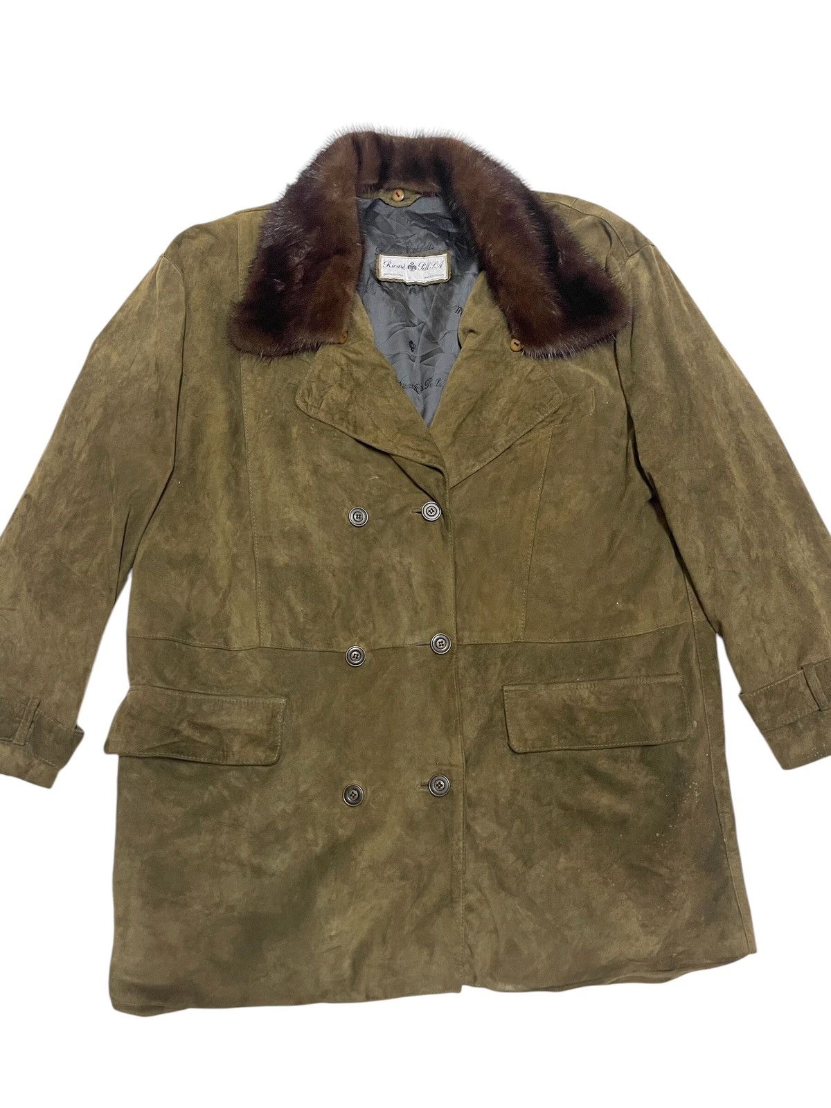 Pelle Pelle VINTAGE RICHARD PELL MOLE SKIN MINK COLLAR JACKET Size US L / EU 52-54 / 3 - 2 Thumbnail