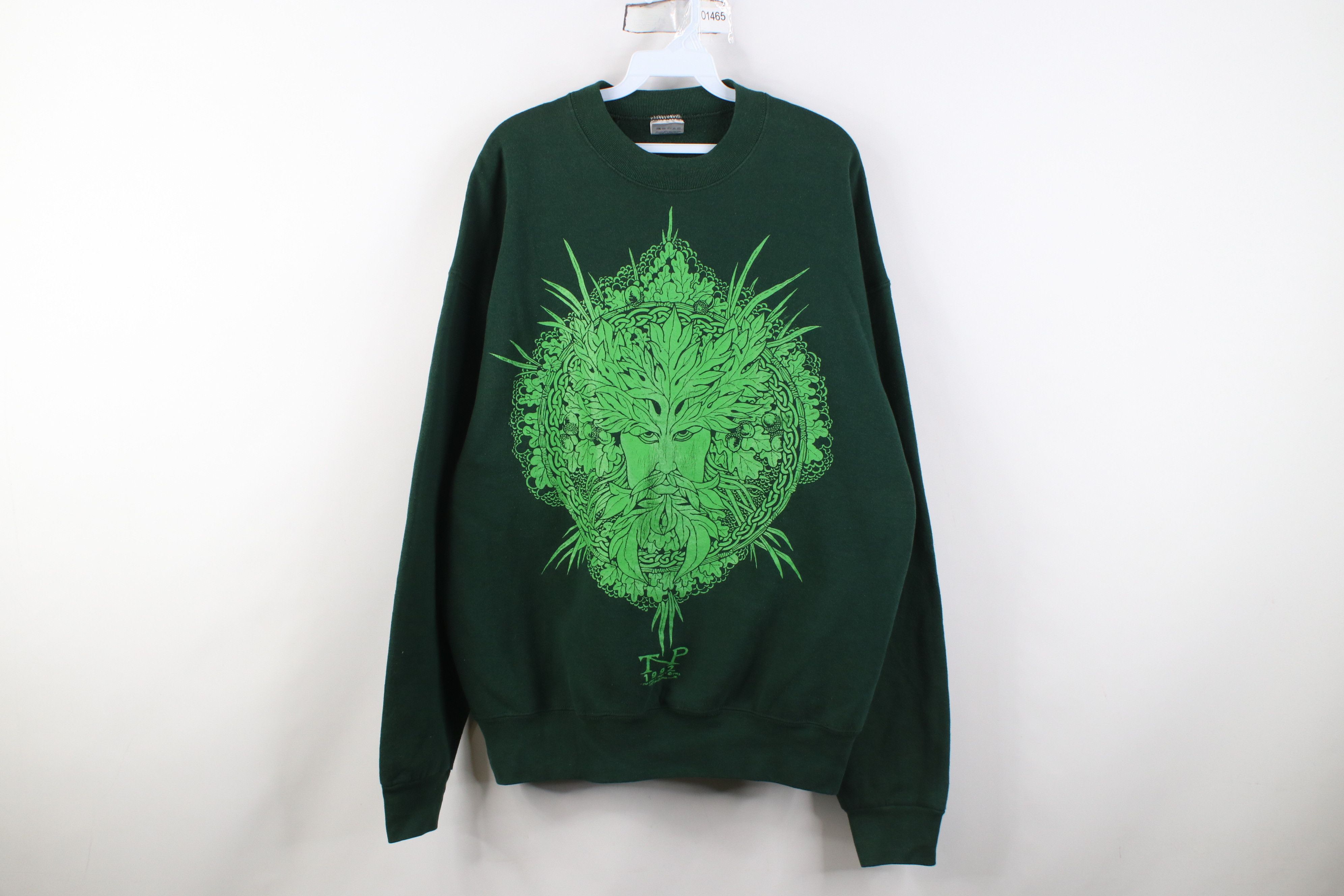 Vintage Vintage 90s Streetwear Heavyweight Mythology Sweatshirt USA Size US XL / EU 56 / 4 - 1 Thumbnail