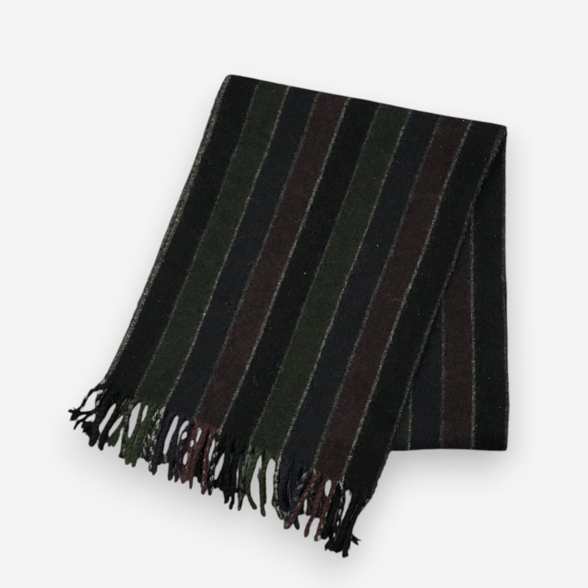 Paul Smith Vintage Paul Smith Scarf Muffler Wool Winter Fringe Scarves Size ONE SIZE - 3 Thumbnail