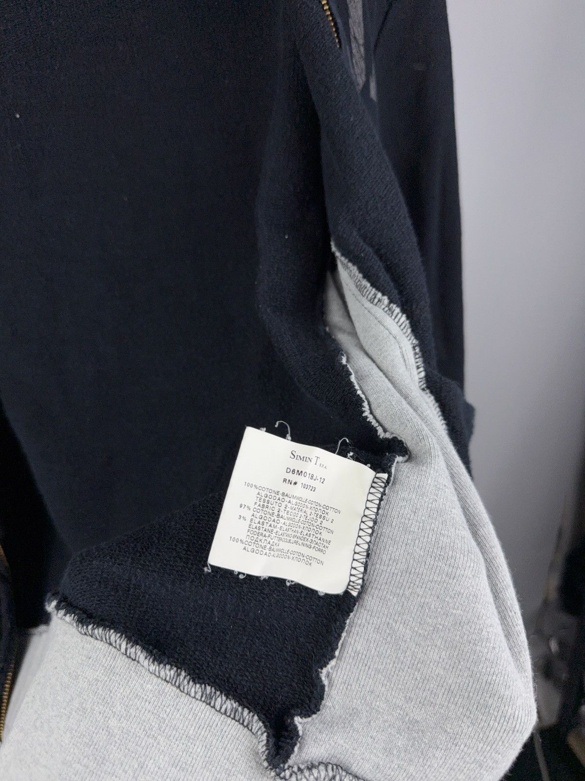 Armani Vintage 00s Retro Distressed Armani Jeans Luxury hoodie Y2K Size L / US 10 / IT 46 - 9 Thumbnail