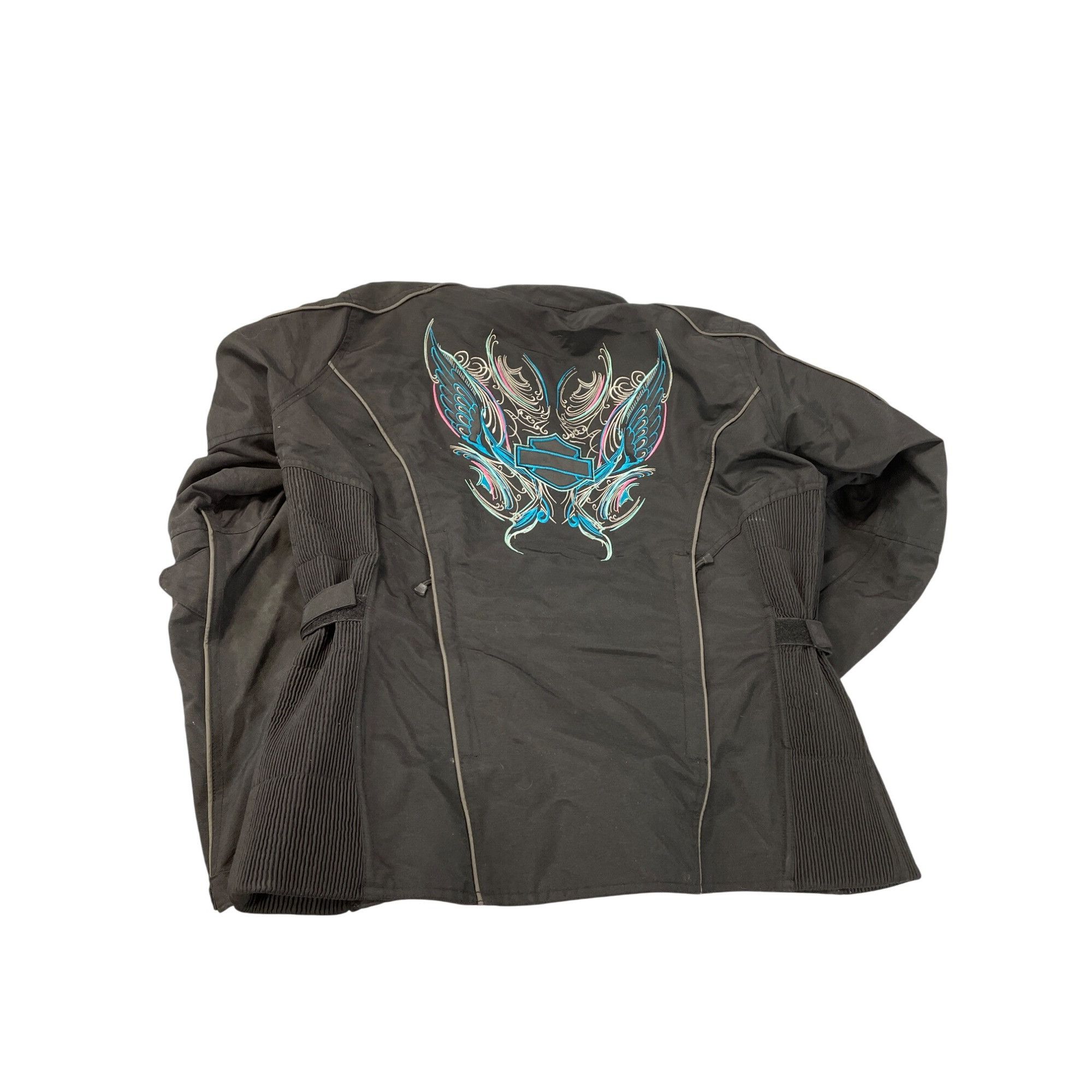 Harley Davidson Harley-Davidson Womens Black Riding Embroided poly blend Log Size XL / US 12-14 / IT 48-50 - 7 Thumbnail