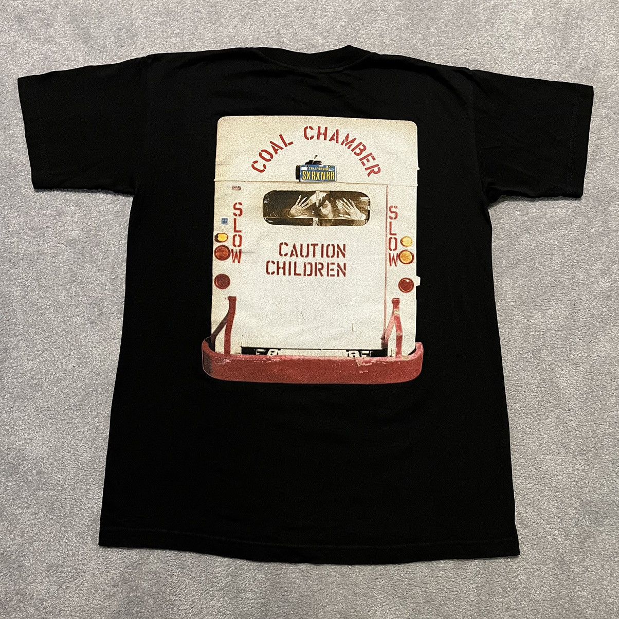 Band Tees Vintage 1997 Coal Chamber Band Ice Cream Big Truck Logo Tee Size US M / EU 48-50 / 2 - 2 Thumbnail