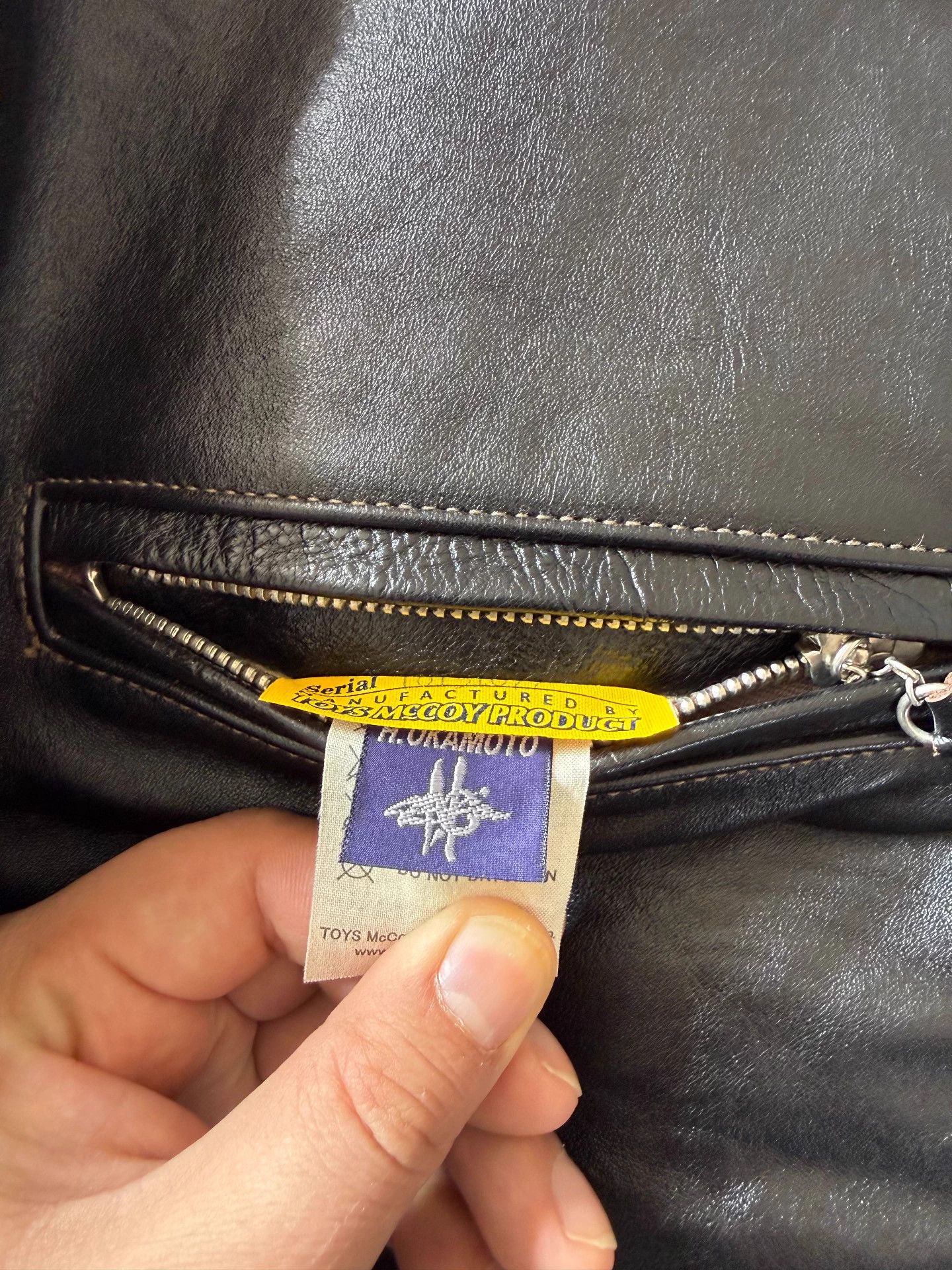 The Real McCoy's Real McCoy's beck666 J100 tea-dyed horsehide 36 tags rare Size US S / EU 44-46 / 1 - 8 Thumbnail