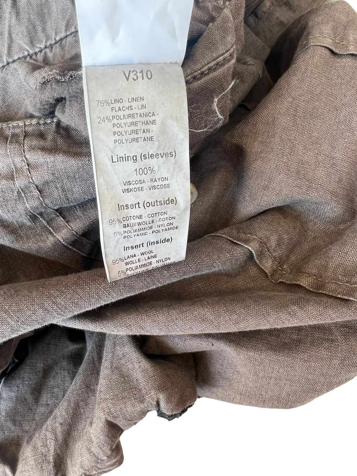Transit Uomo Vintage Transit Uomo V310 Linen Hoodie Coat Parka Jacket Size US M / EU 48-50 / 2 - 24 Thumbnail