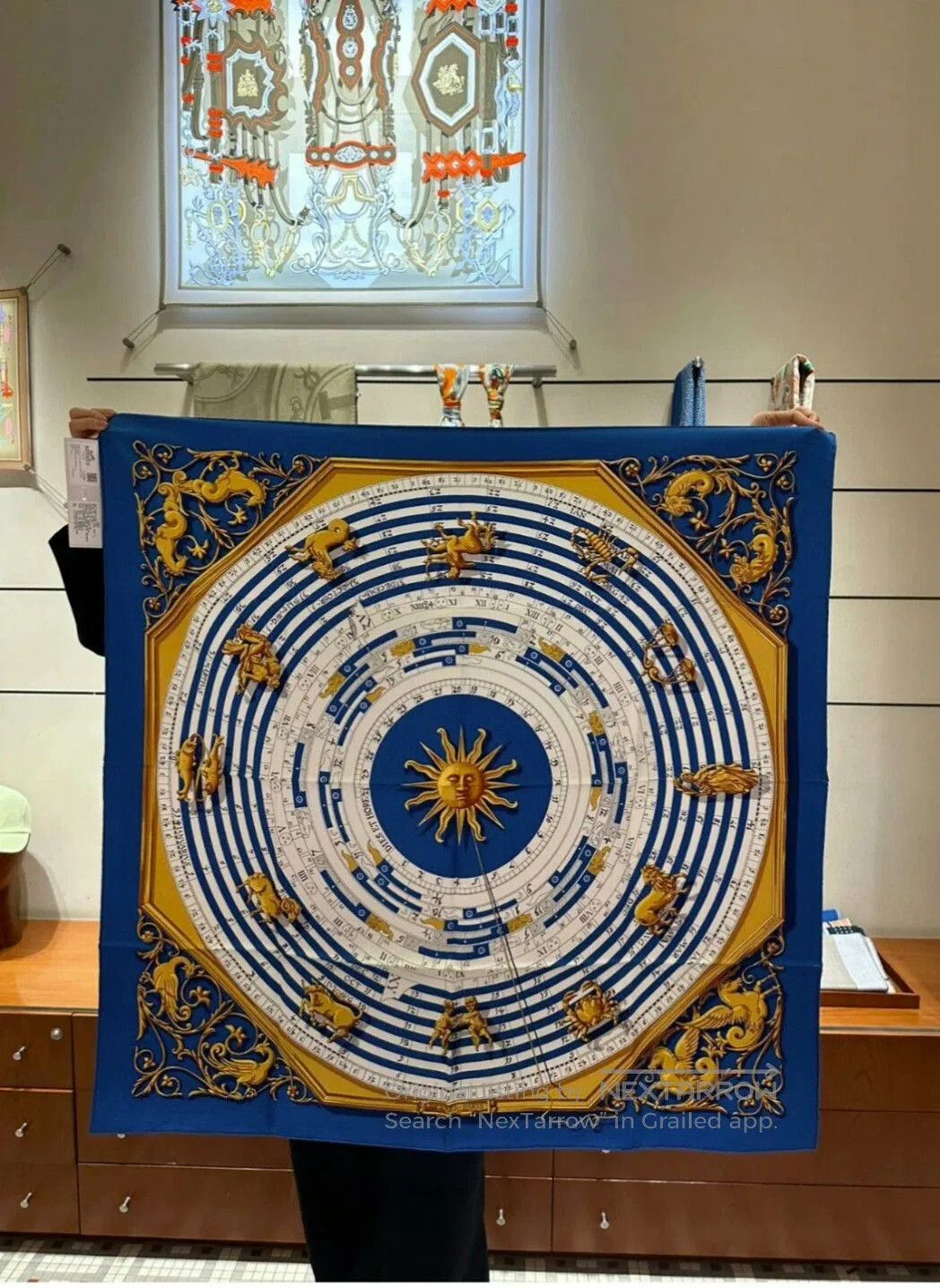 Hermes Hermes "Astrology" Silk Scarf. Size ONE SIZE - 1 Thumbnail