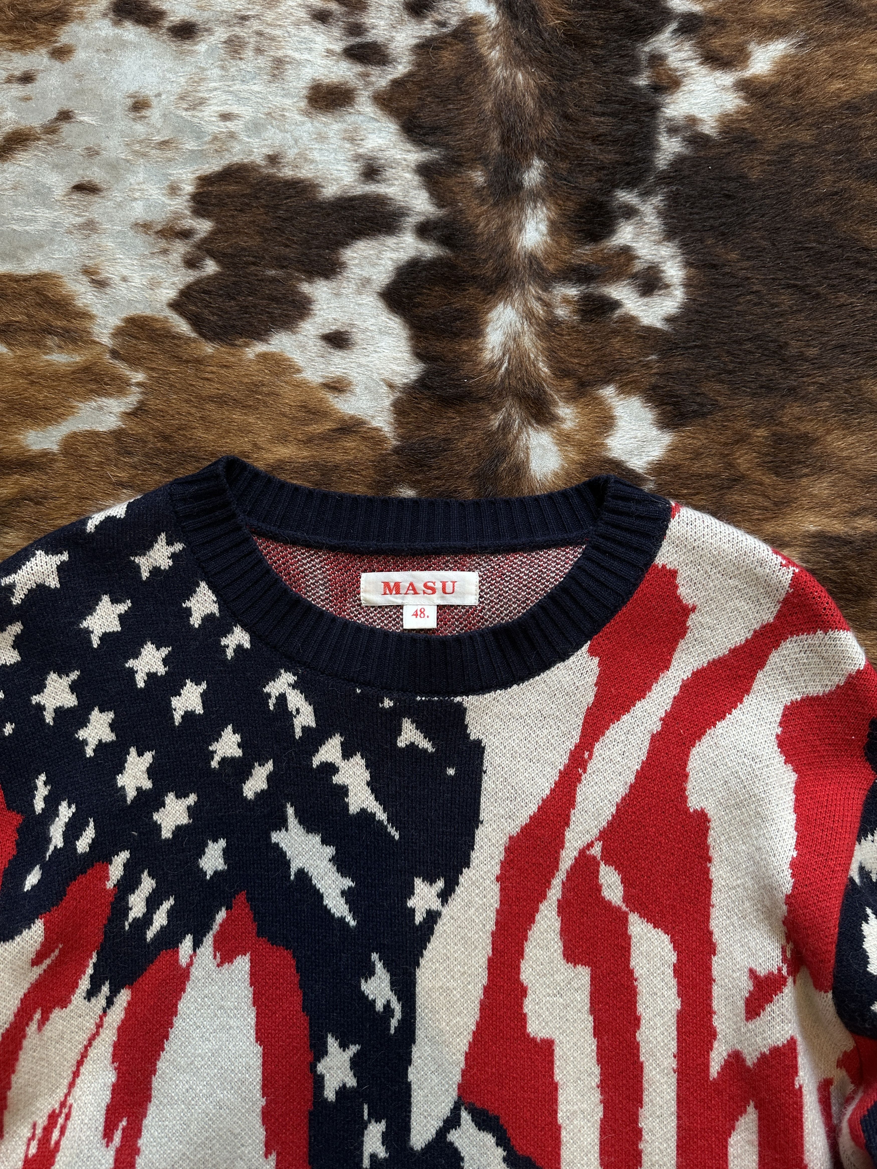 Other Masu Marbled Flag Sweater Size US M / EU 48-50 / 2 - 2 Thumbnail