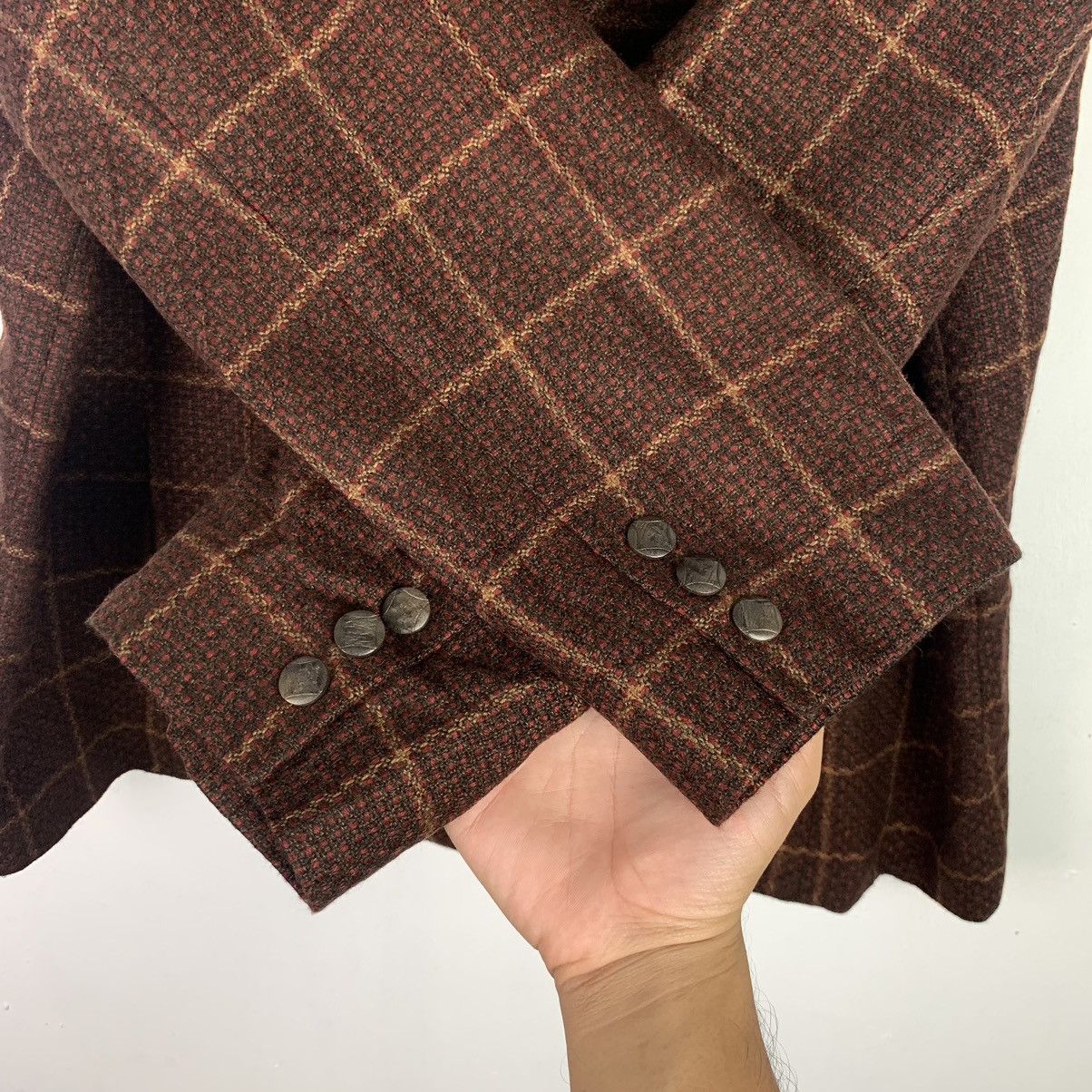 Designer × Vintage Vintage Chekered Blazer Jacket by Leilian Size US XL / EU 56 / 4 - 7 Thumbnail