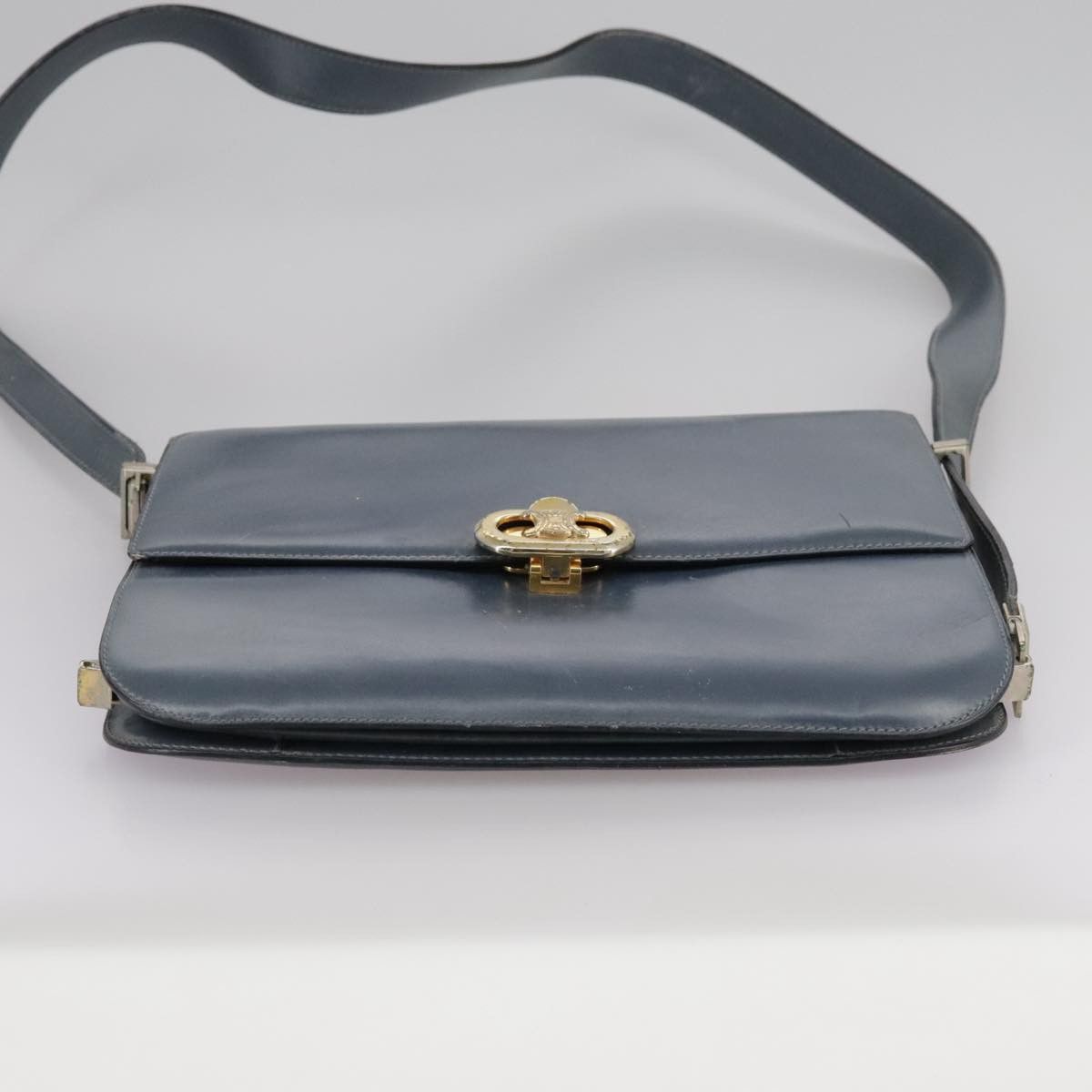 Celine CELINE Shoulder Bag Leather Blue Size ONE SIZE - 5 Thumbnail
