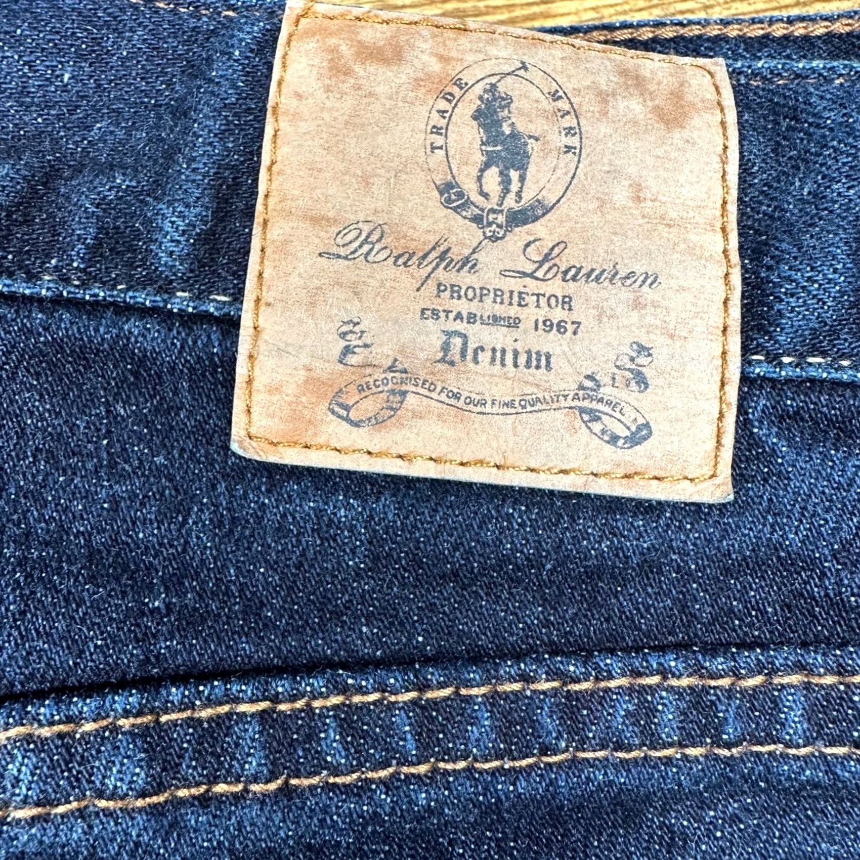 Polo Ralph Lauren Ralph Lauren Sport Blue Label Jeans Womens 27 Slim Indigo 5-Pocket Embroidered Crest Stretch Cotton Blend Denim 32Inseam Womens Size 27" / US 4 / IT 40 - 3 Thumbnail
