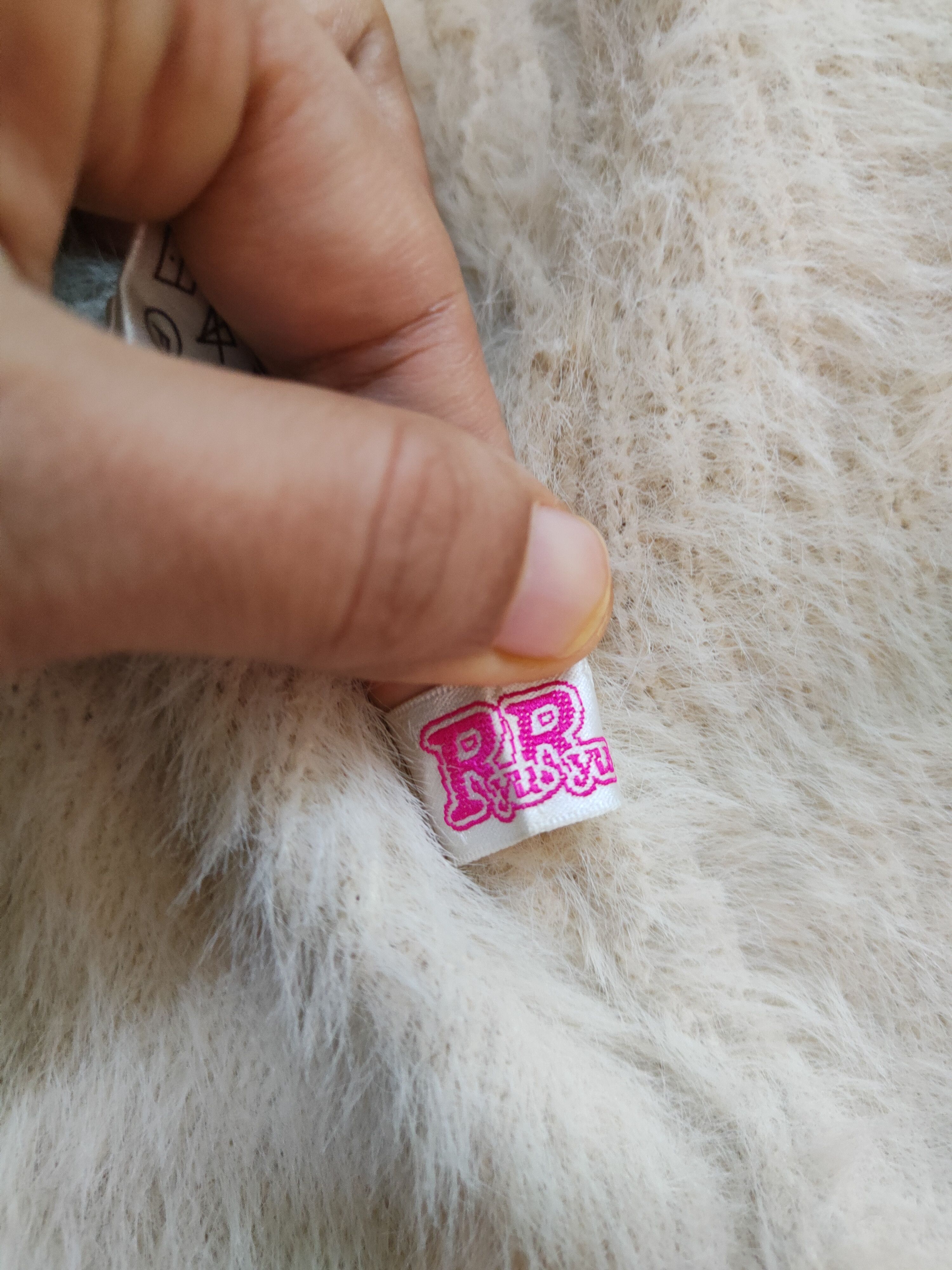 Japanese Brand Ryu Ryu Beige Shag Shaggy Fur Mohair Knitwear #S2071 Size M / US 6-8 / IT 42-44 - 13 Thumbnail