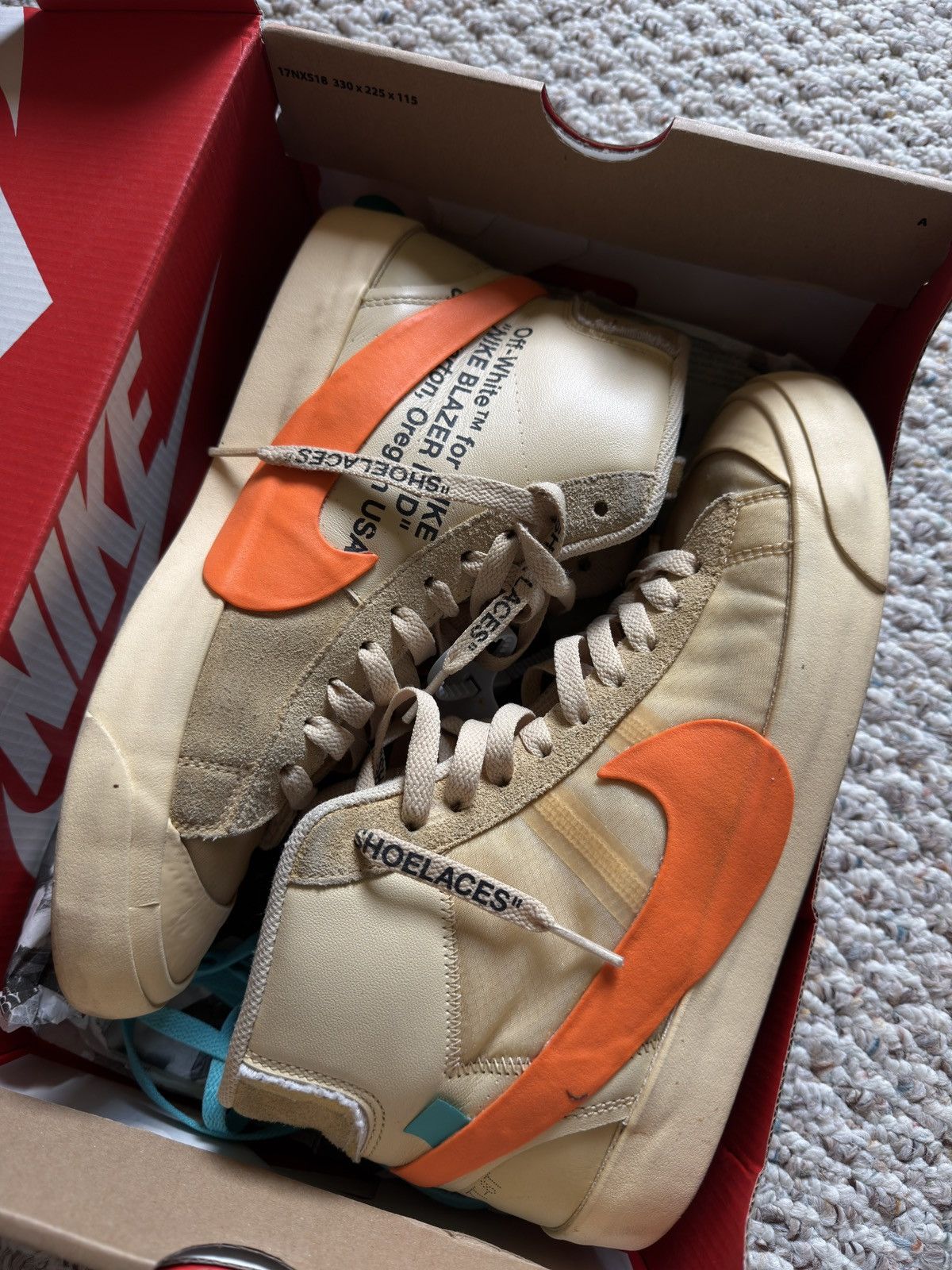 Nike × Off-White NIKE OFF WHITE BLAZER HALLOWS EVE Size US 8.5 / EU 41-42 - 2 Thumbnail