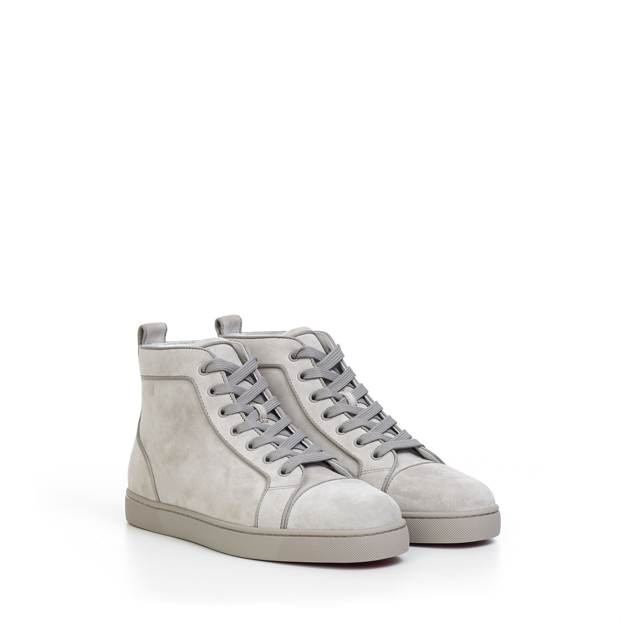 Louis Orlato High Top Sneakers In Goose Grey Veau velours Footwear