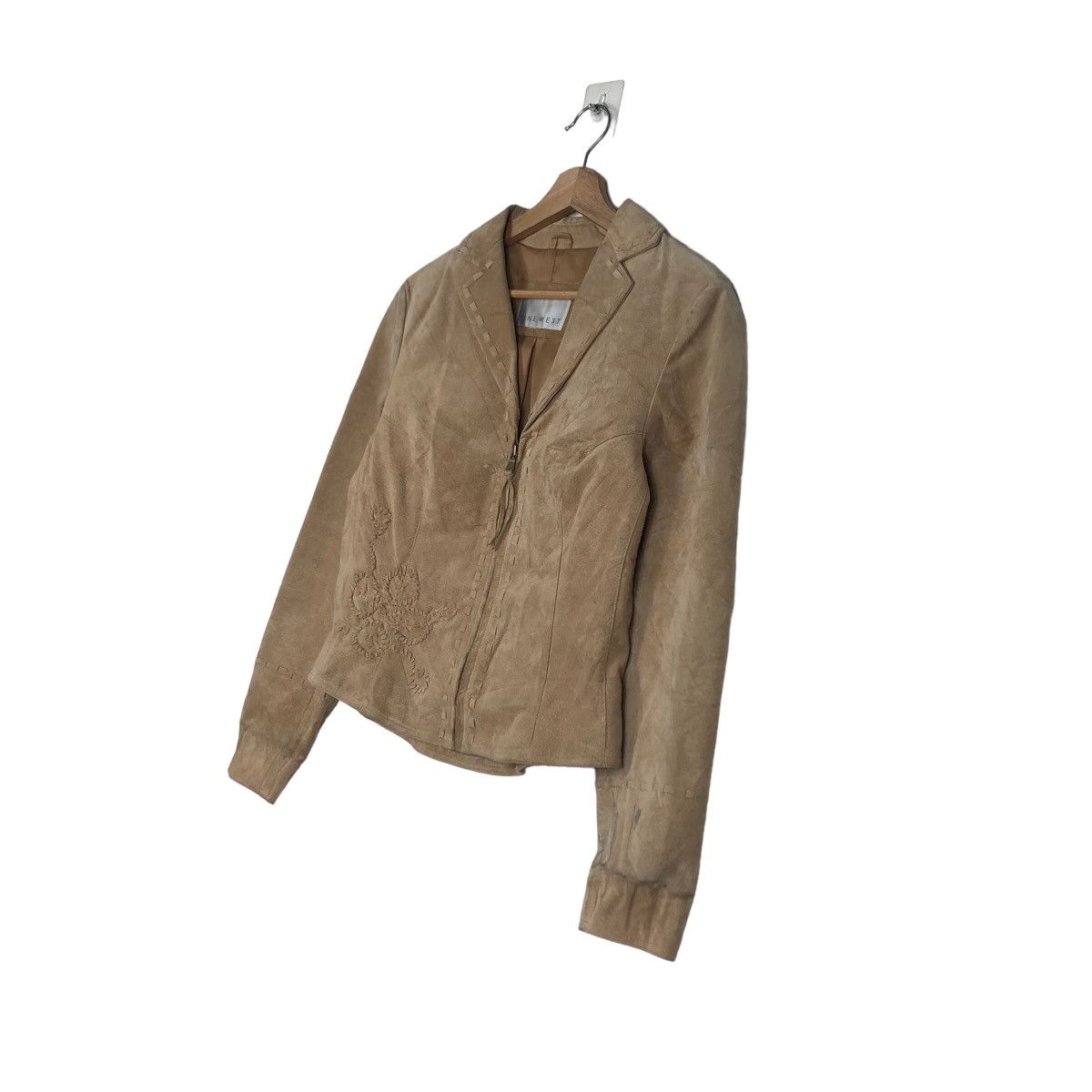 Japanese Brand Cropped Biker Genuine Leather Jacket Nine West Issey Miyake Size US M / EU 48-50 / 2 - 2 Thumbnail