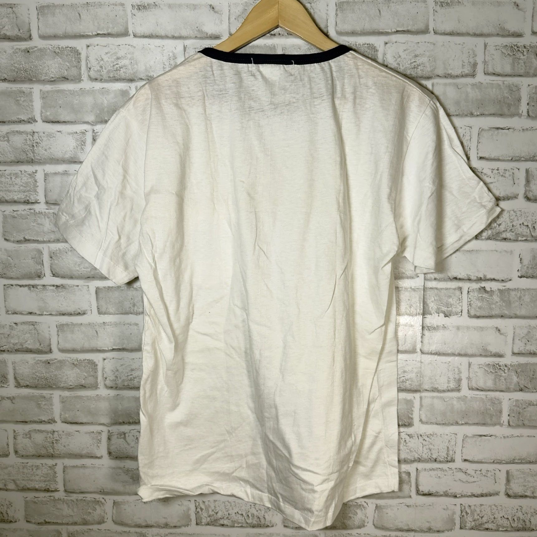 Ralph Lauren VTG Lauren Ralph Lauren Pocket Ringer Tee Mens One Size White Pockets Stitch T-Shirt One Size Size ONE SIZE - 5 Thumbnail