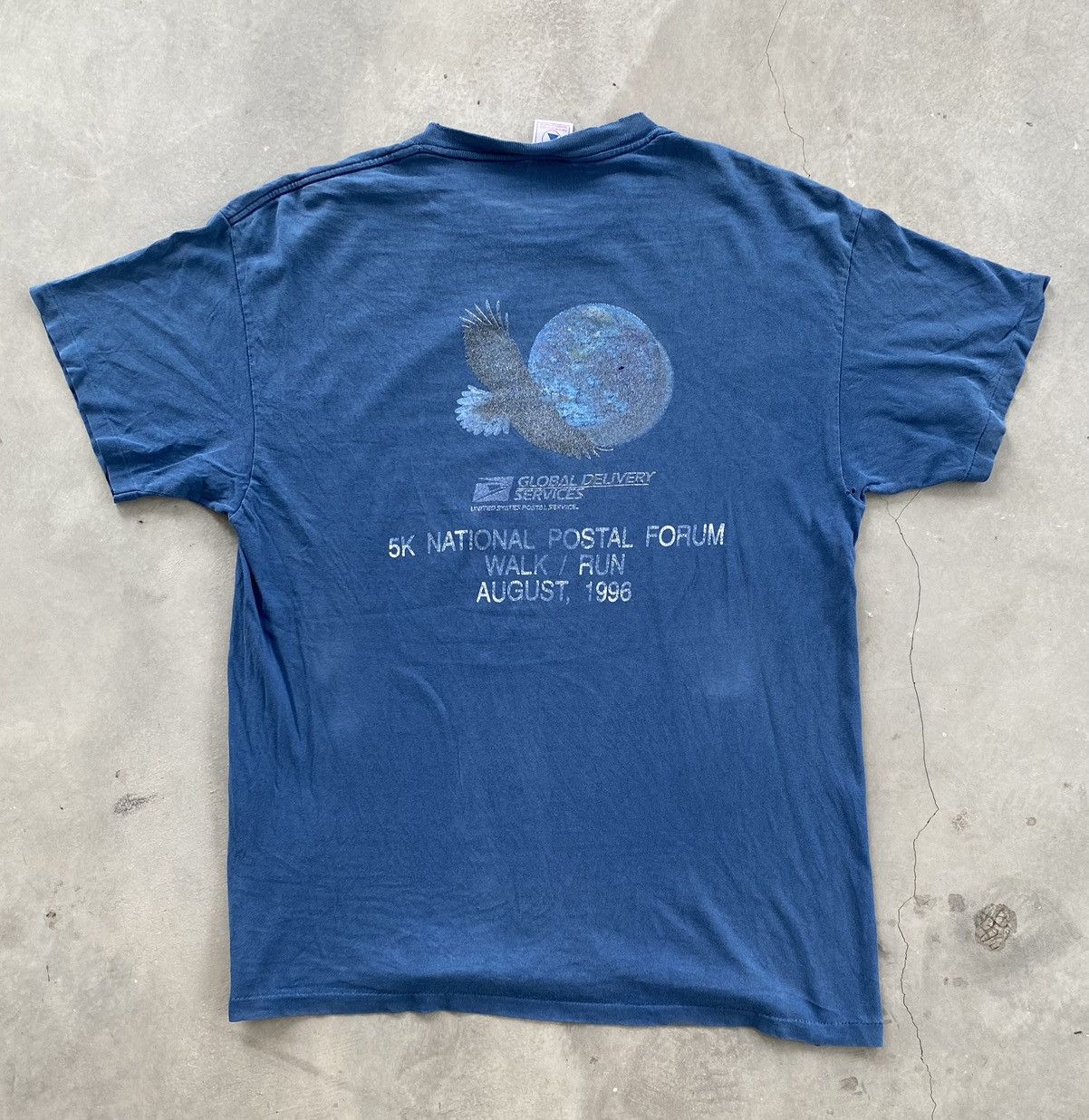 Delta × Vintage VINTAGE USPS POSTAL WASHINGTON RUN WELLWORN TEE Size US L / EU 52-54 / 3 - 1 Thumbnail