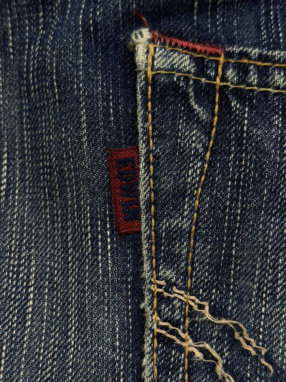 Edwin Vintage Edwin 503 Blue Trip Japan | Relaxed Straight | W37 Size US 37 - 12 Thumbnail