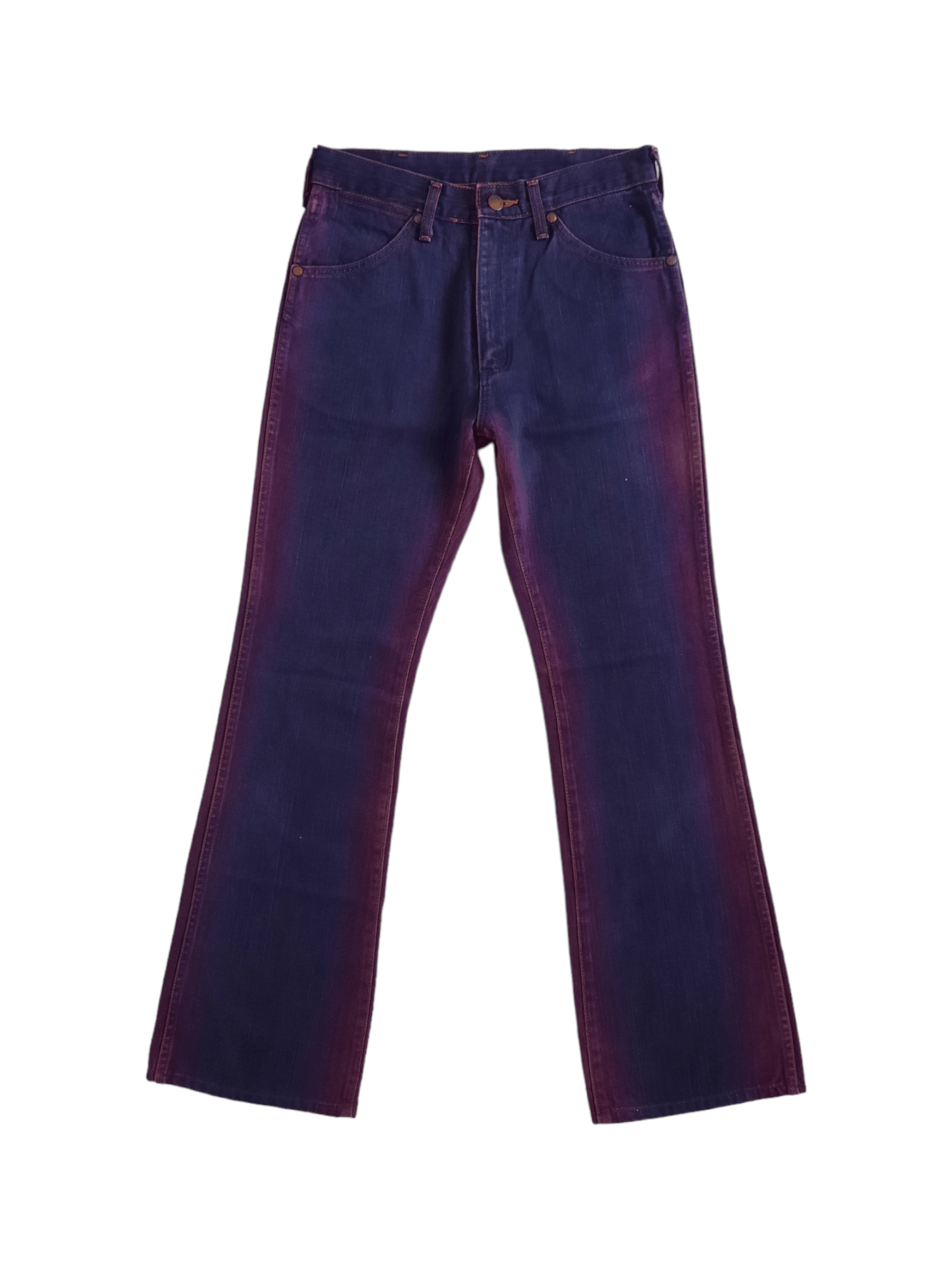 🔥Vintage wrangler purple color flare denim jeans