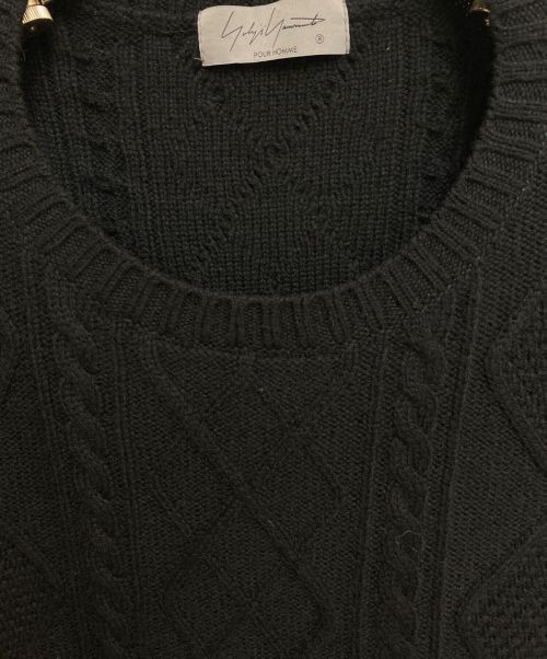 Yohji Yamamoto Yohji Yamamoto pour homme 23AW WOOL ALAN KNIT Size US L / EU 52-54 / 3 - 3 Thumbnail