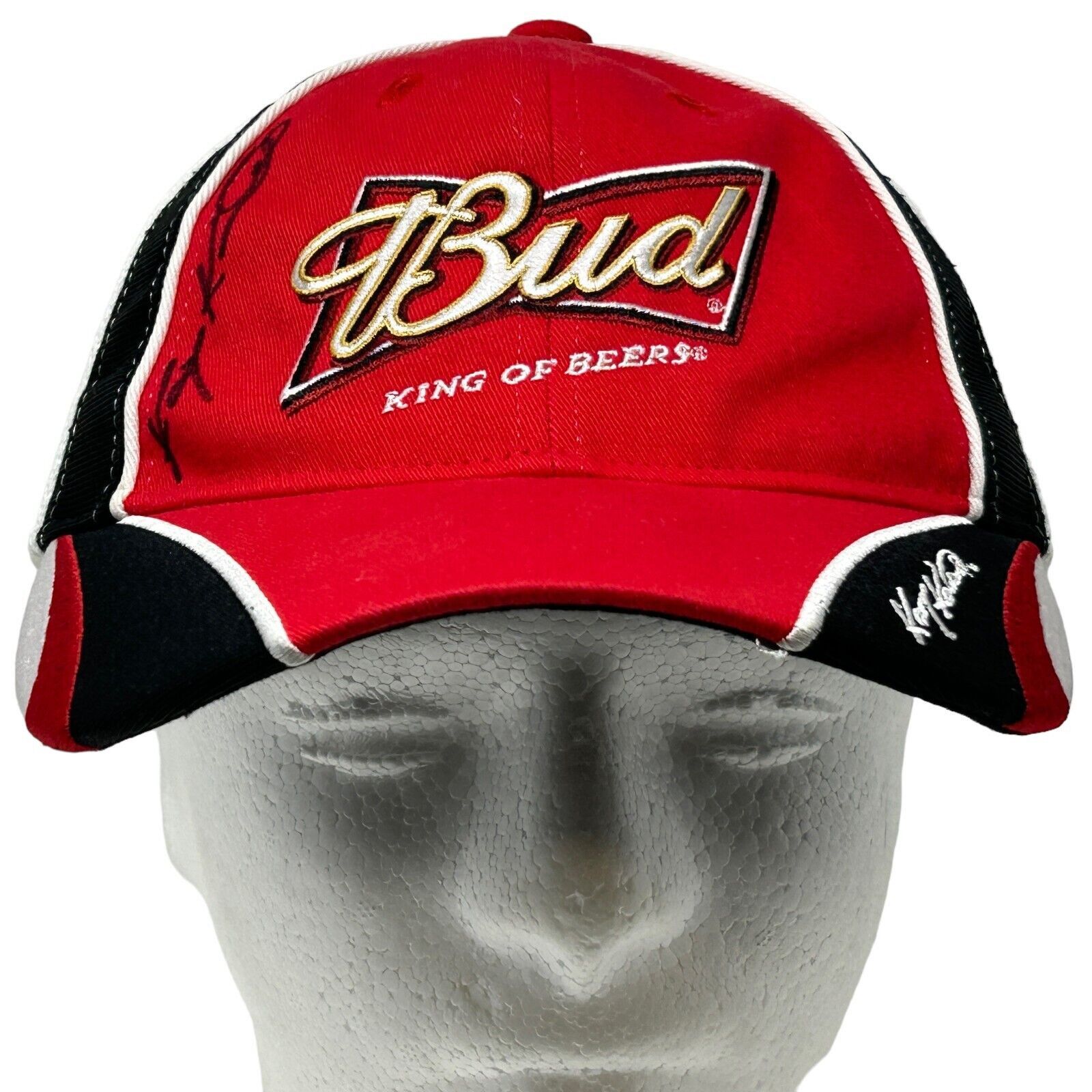 Chase Authentics NASCAR Kasey Kahne Autographed Cap Baseball Hat Signed Bud Size ONE SIZE - 2 Thumbnail