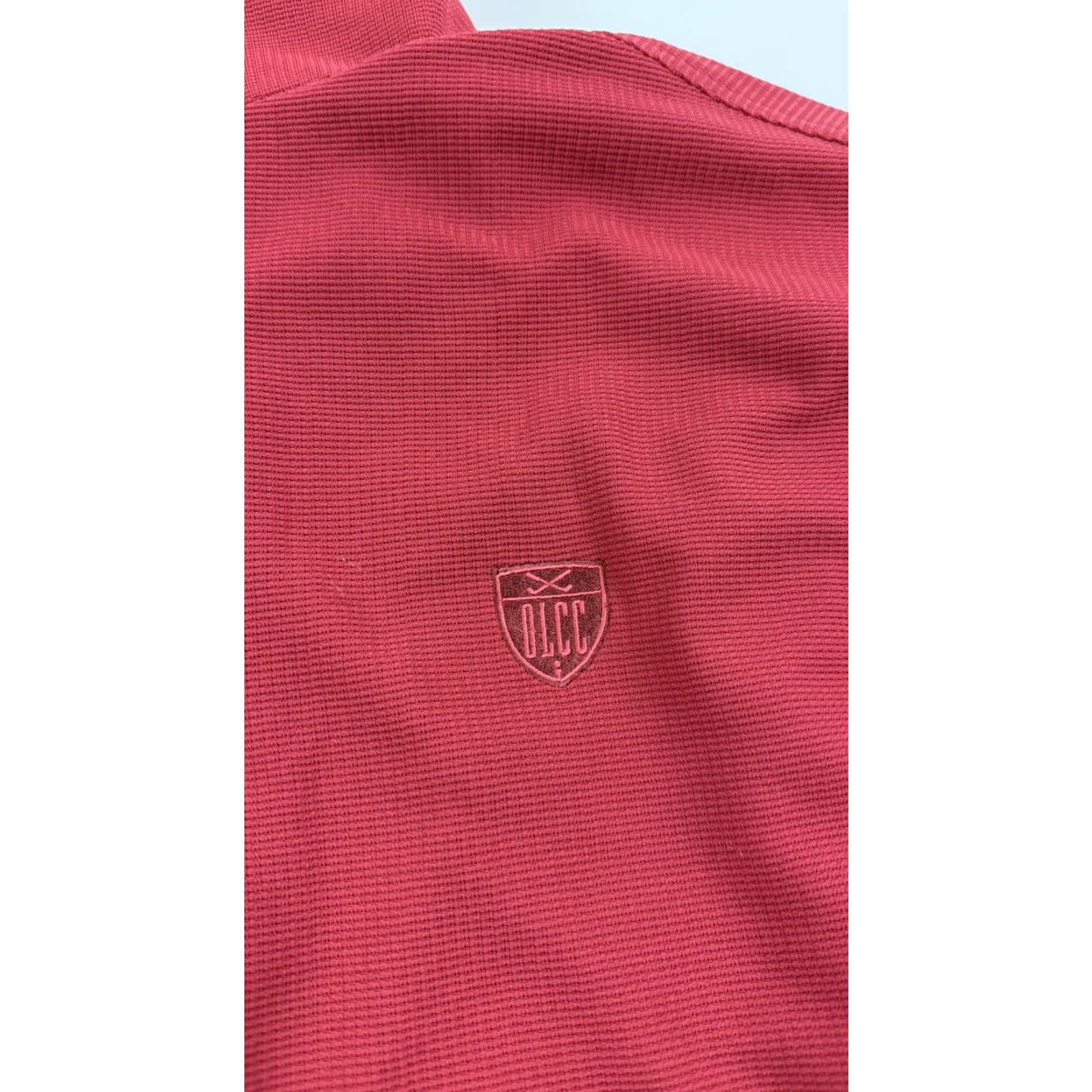 Vintage Forrester's Golf Sweater Mens Medium Red 1/4 Zip Pullover Waffle Knit Mock Neck Long Sleeve Pullover Dress Shirt? Size US M / EU 48-50 / 2 - 4 Thumbnail