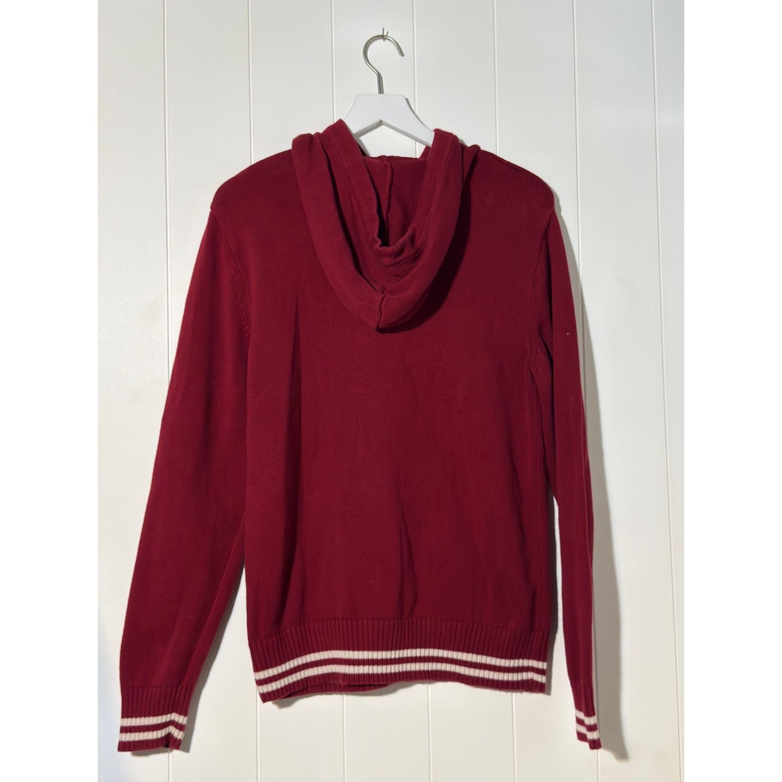 Other American Rag Sweater Drawstring Hood Red Cotton Size Large Size L / US 10 / IT 46 - 2 Thumbnail
