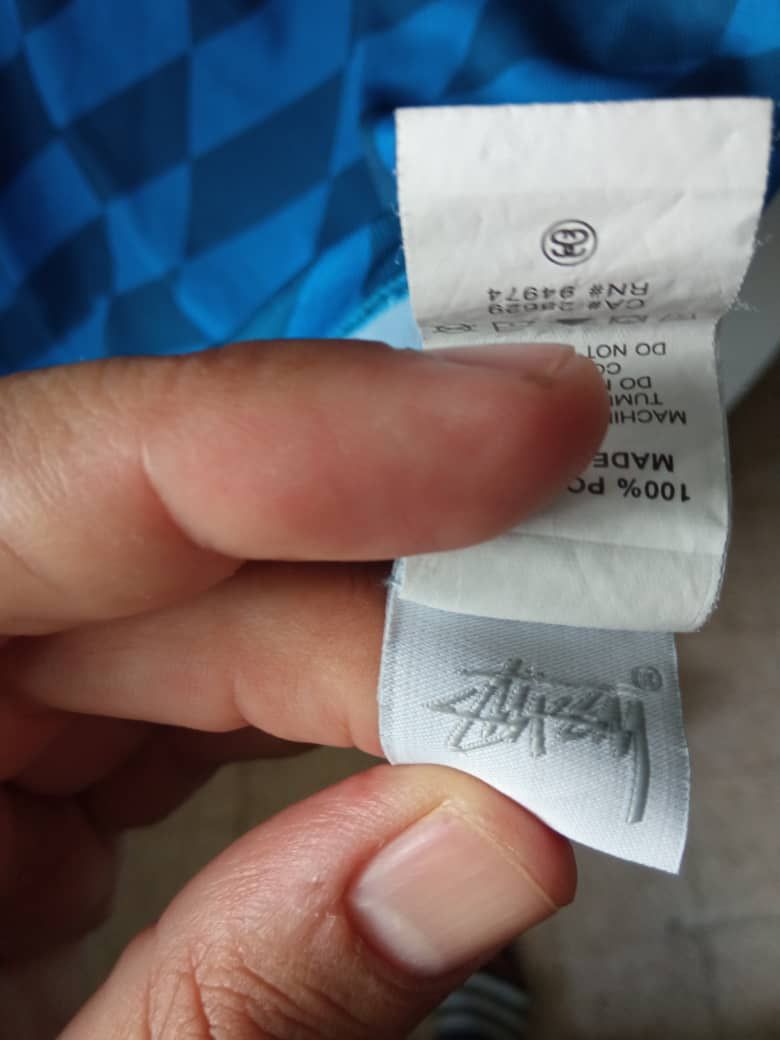 Hypebeast STUSSY BLUE SOCCER JERSEY Size US L / EU 52-54 / 3 - 10 Thumbnail